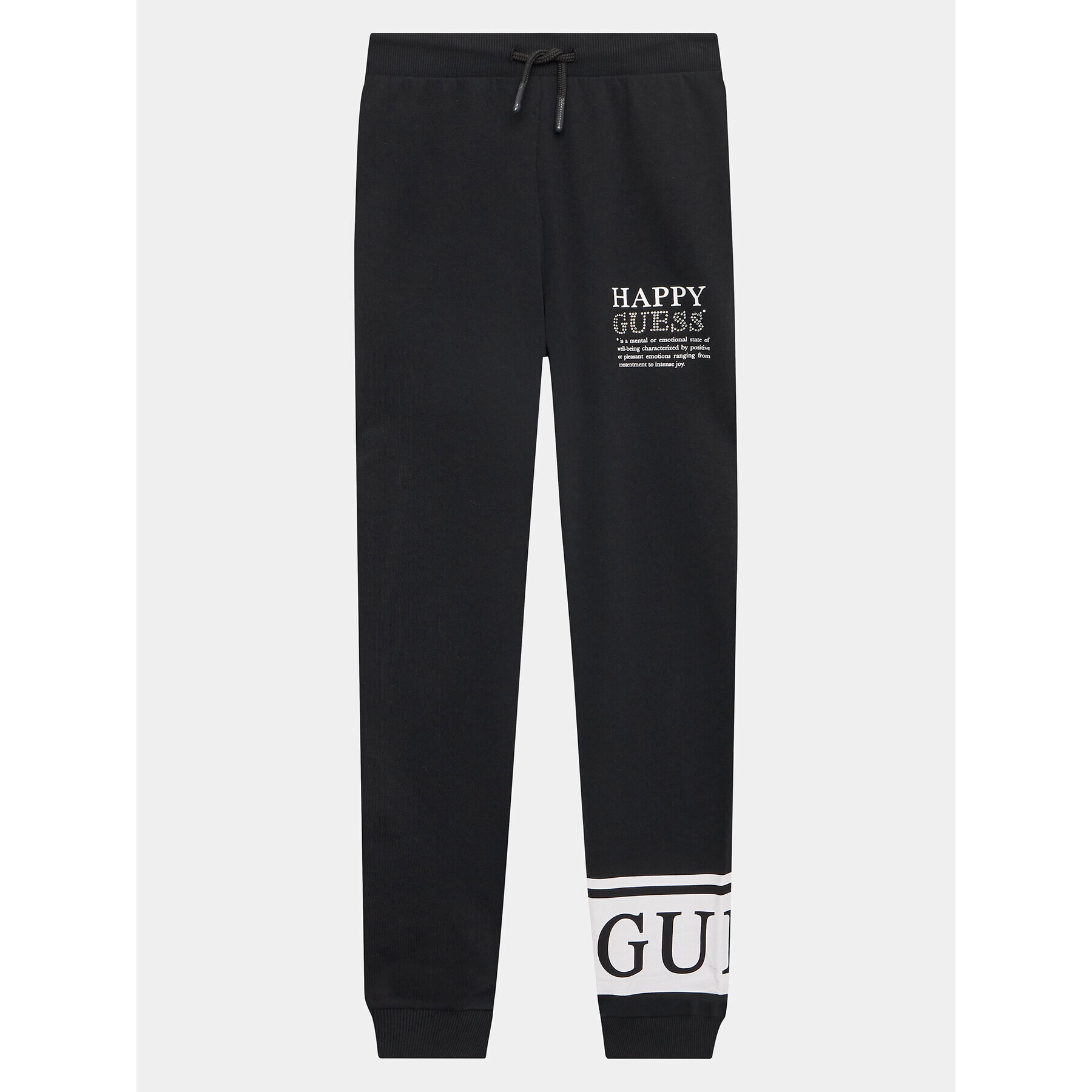 Guess Долнище анцуг J3YQ11 KA6R4 Черен Relaxed Fit - Pepit.bg