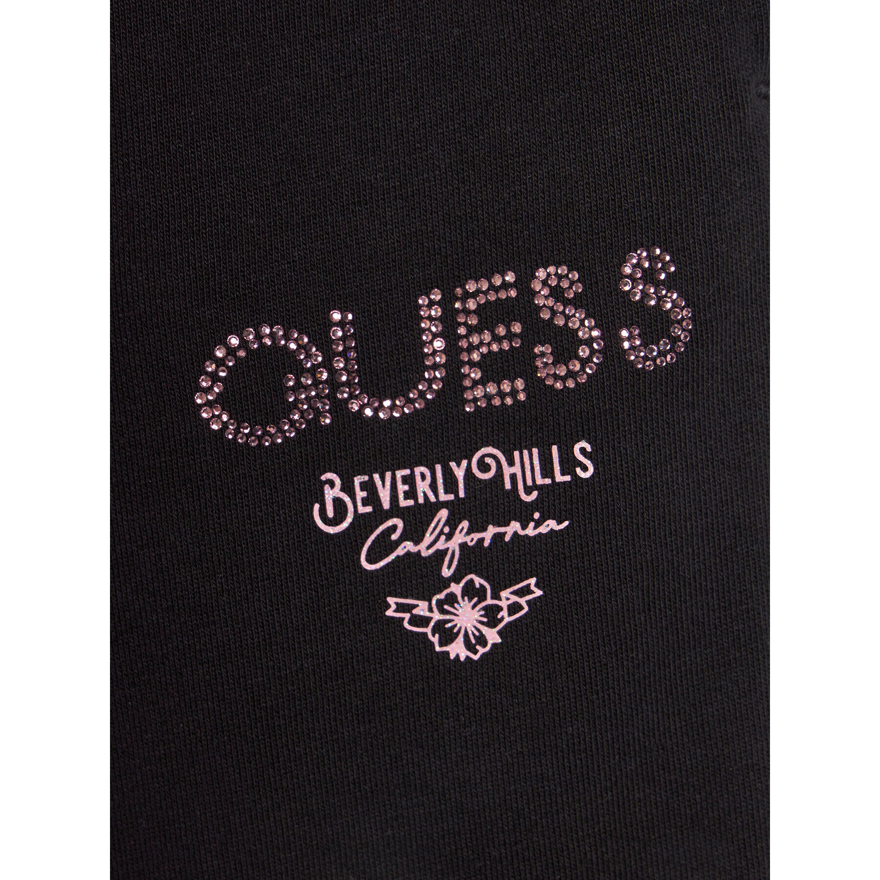 Guess Долнище анцуг J4RQ11 KA6R4 Черен Regular Fit - Pepit.bg
