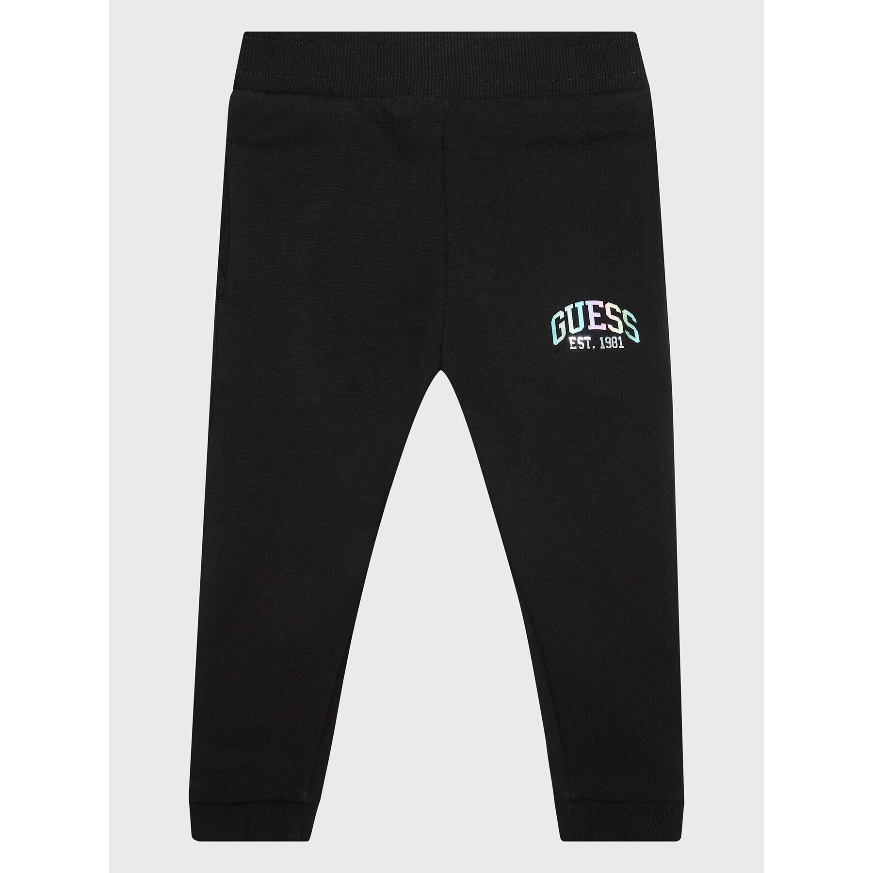 Guess Долнище анцуг K3RQ11 KA6R0 Черен Regular Fit - Pepit.bg