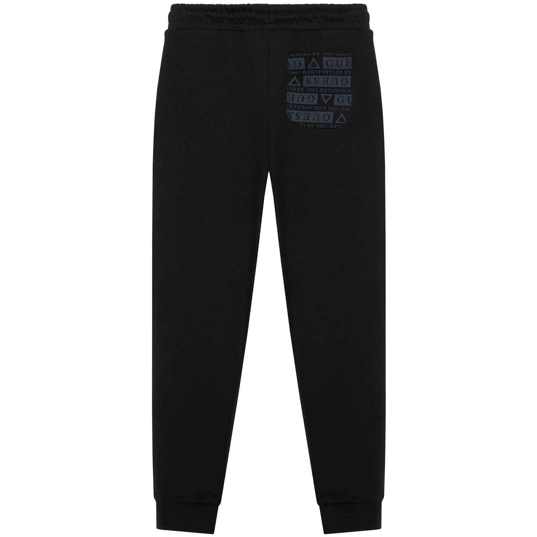 Guess Долнище анцуг L1YQ11 KA6R0 Черен Regular Fit - Pepit.bg