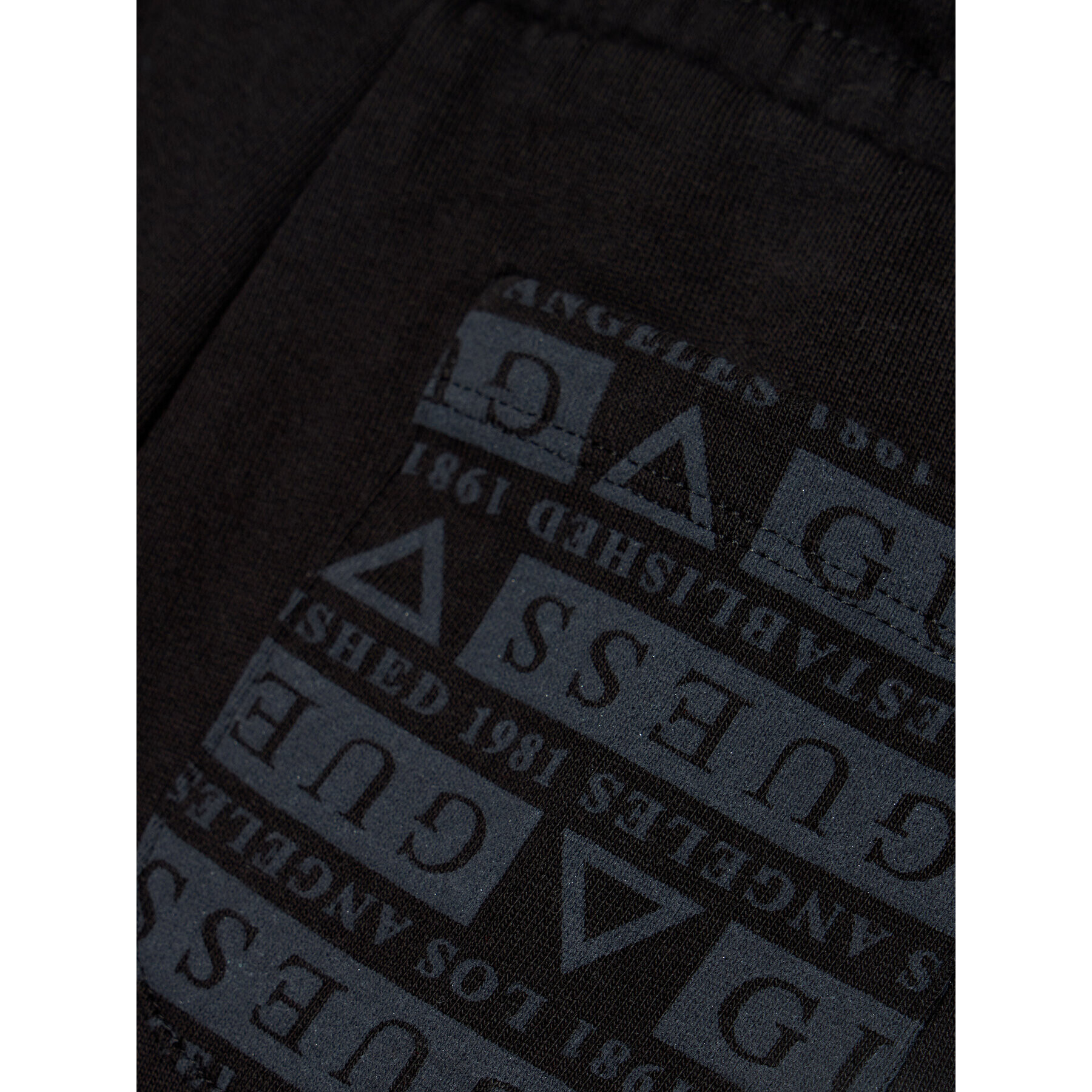 Guess Долнище анцуг L1YQ11 KA6R0 Черен Regular Fit - Pepit.bg