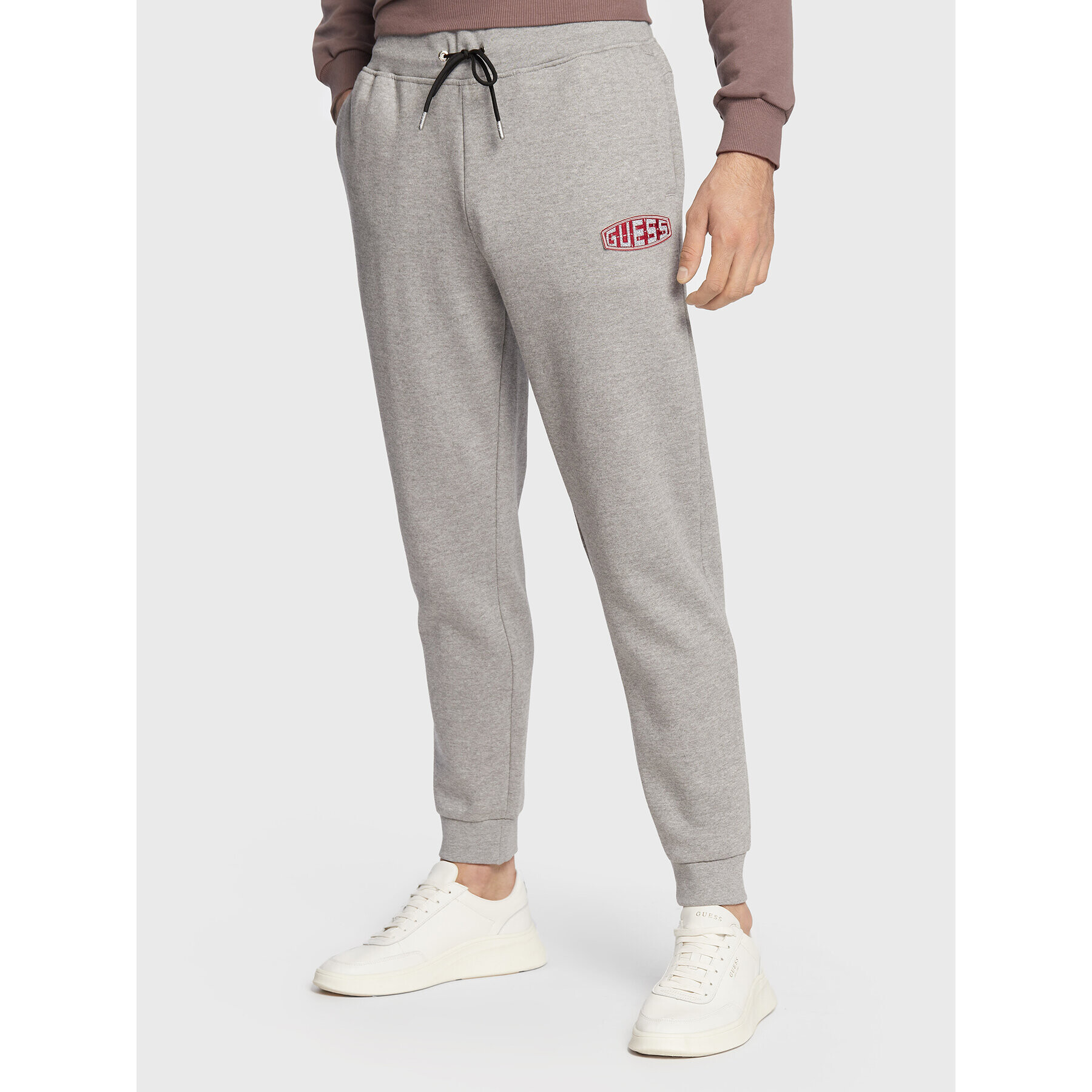 Guess Долнище анцуг Lucky Z2BB14 K9V34 Сив Regular Fit - Pepit.bg