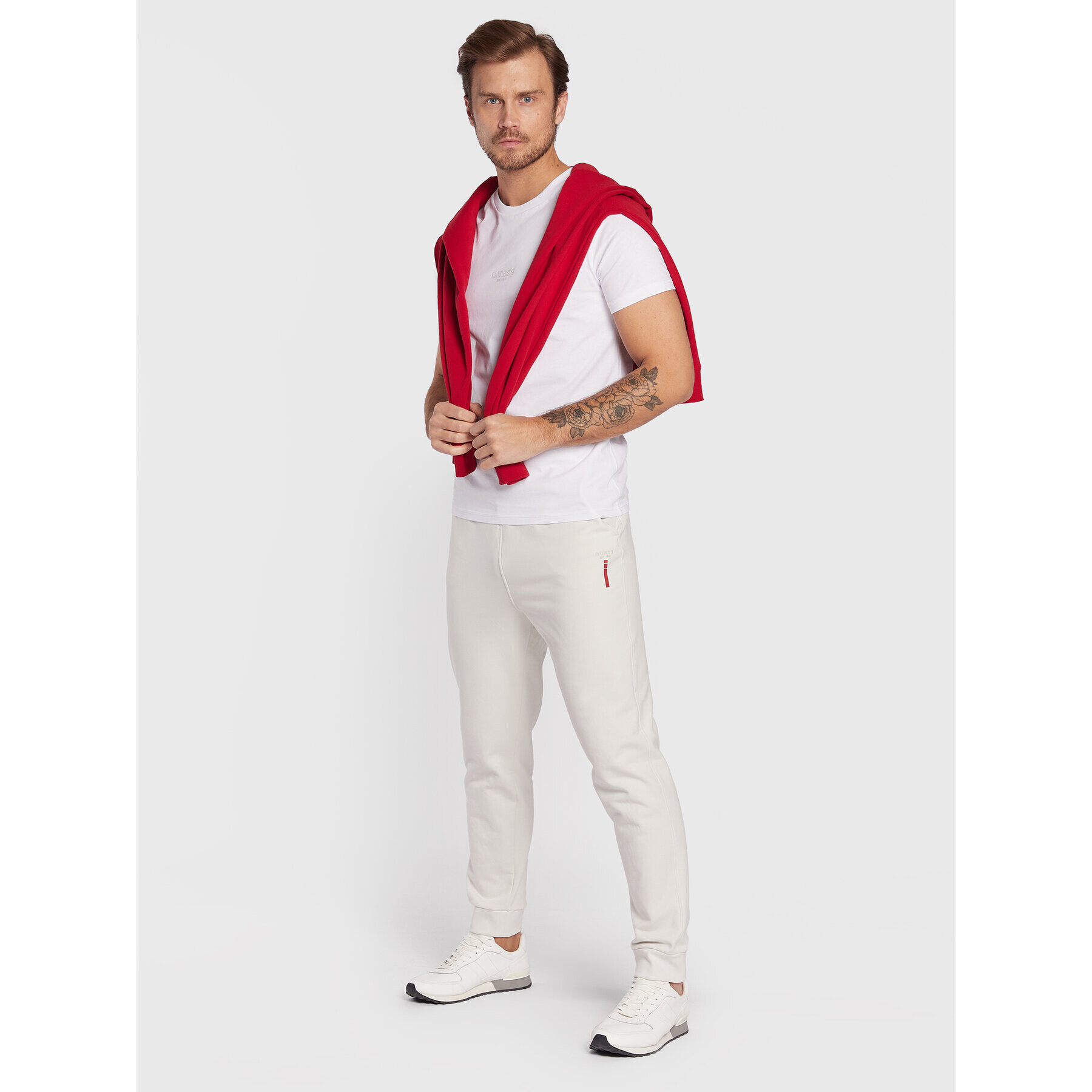 Guess Долнище анцуг M2BB37 K7ON4 Сив Regular Fit - Pepit.bg