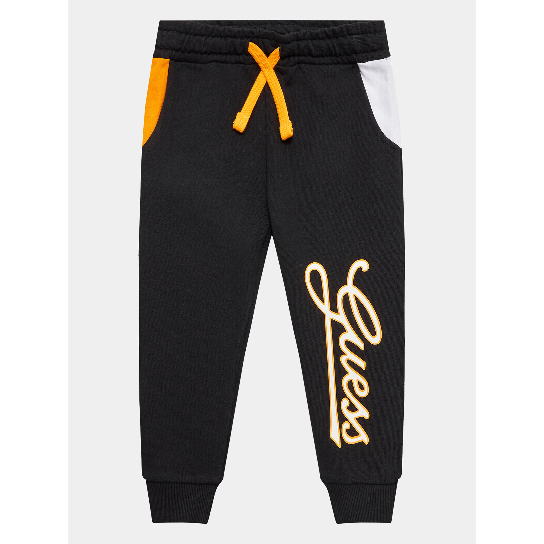 Guess Долнище анцуг N3YQ16 KA6R3 Черен Regular Fit - Pepit.bg