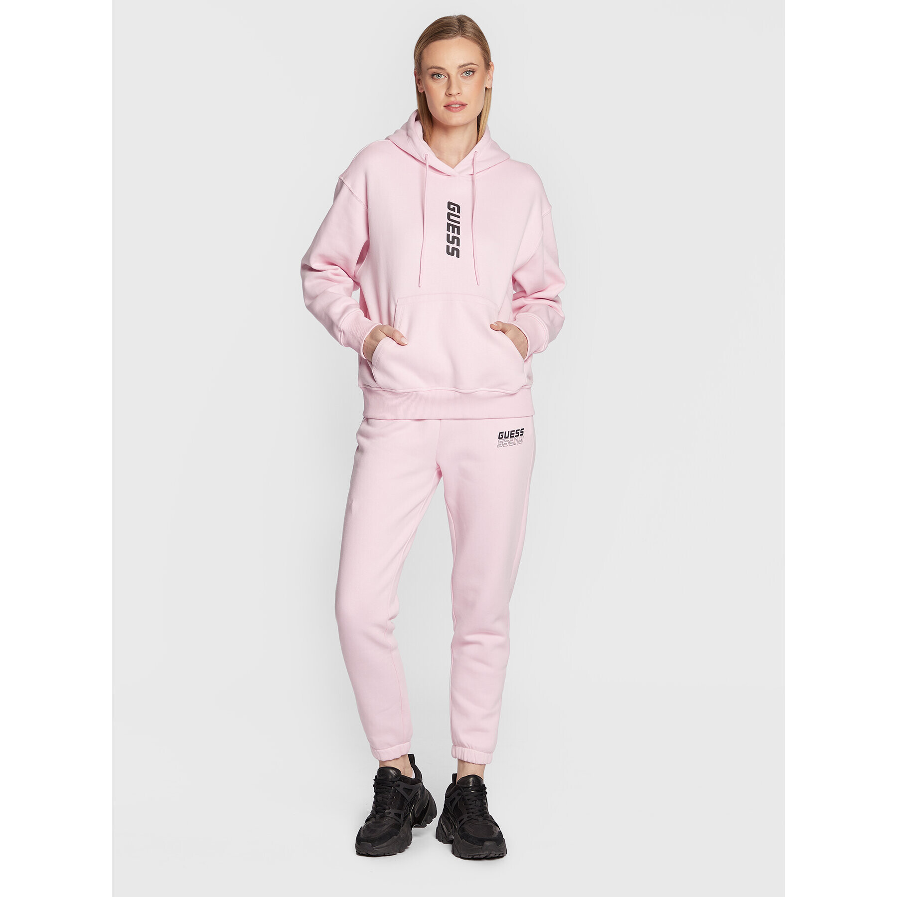 Guess Долнище анцуг V2BB18 K9V34 Розов Regular Fit - Pepit.bg