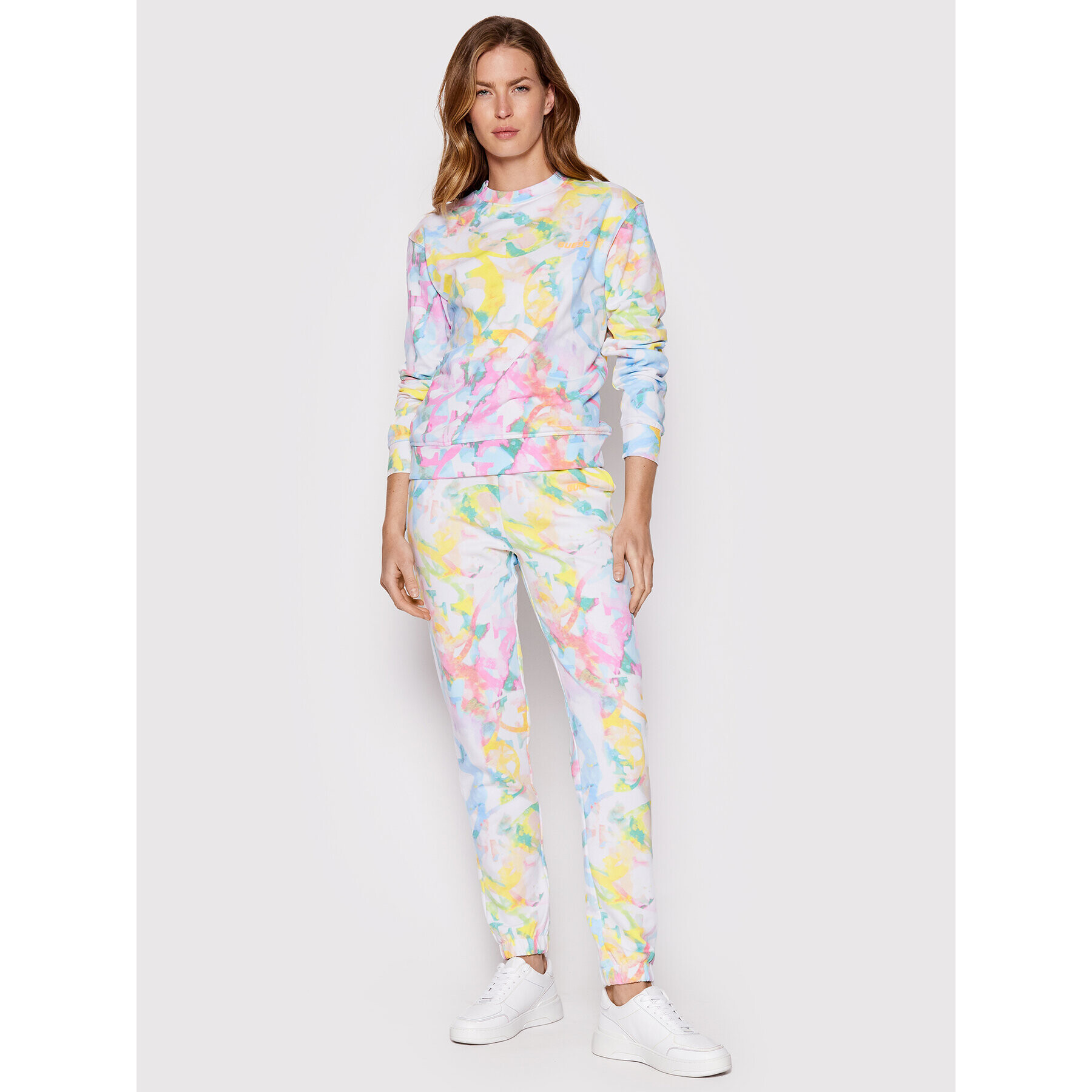 Guess Долнище анцуг V2YB01 FL04D Цветен Regular Fit - Pepit.bg