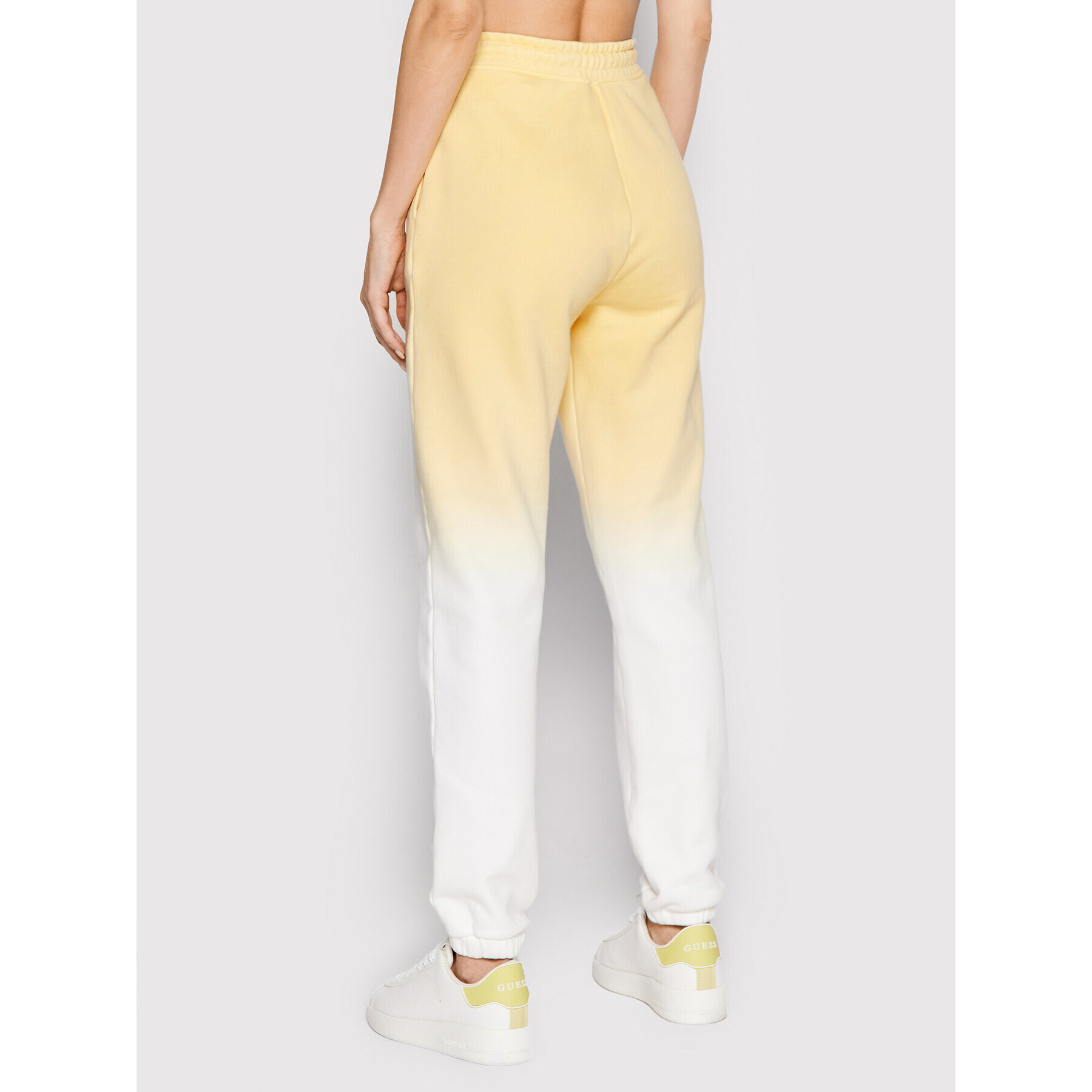 Guess Долнище анцуг V2YB02 FL04Z Жълт Regular Fit - Pepit.bg