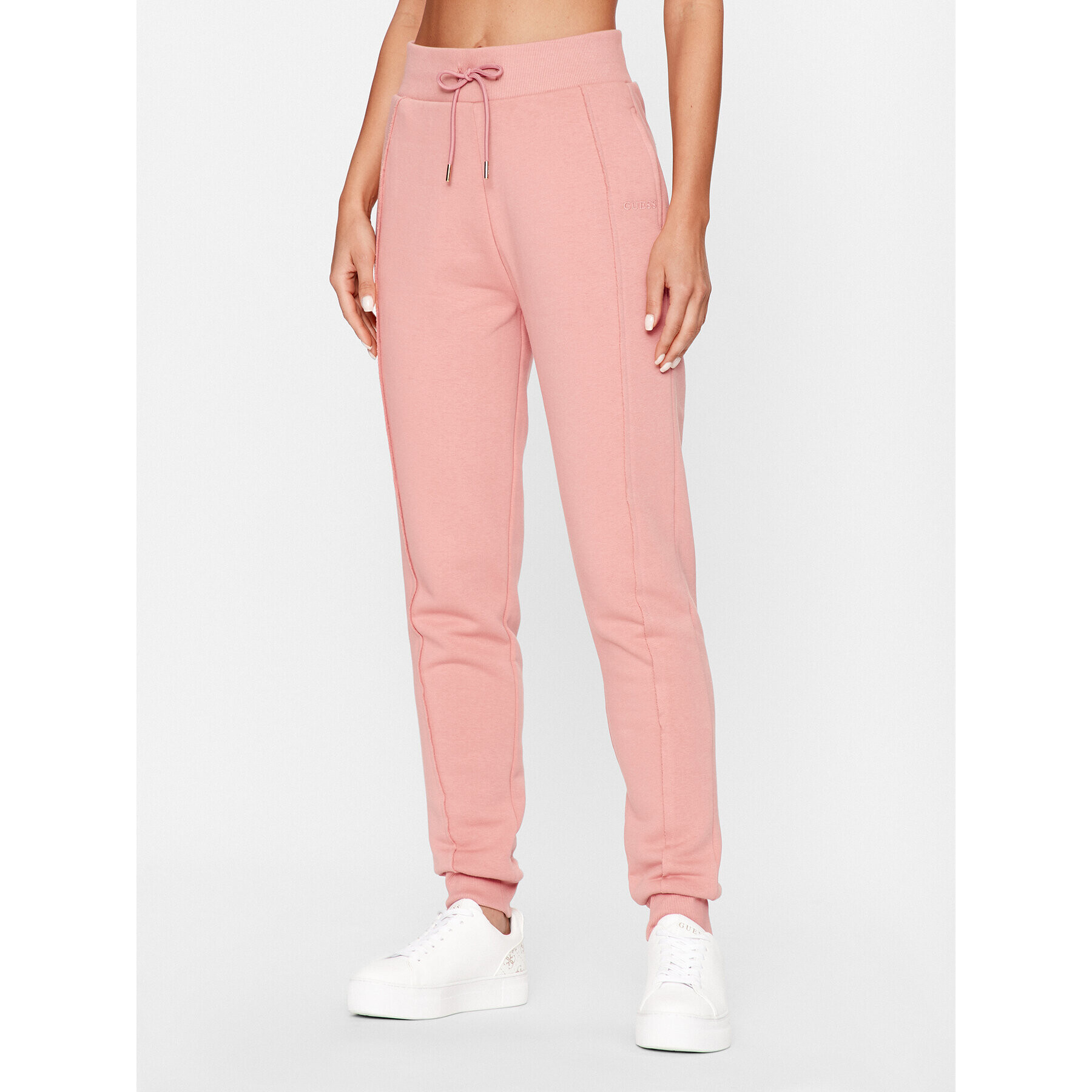 Guess Долнище анцуг V3BB14 KBXX1 Розов Regular Fit - Pepit.bg