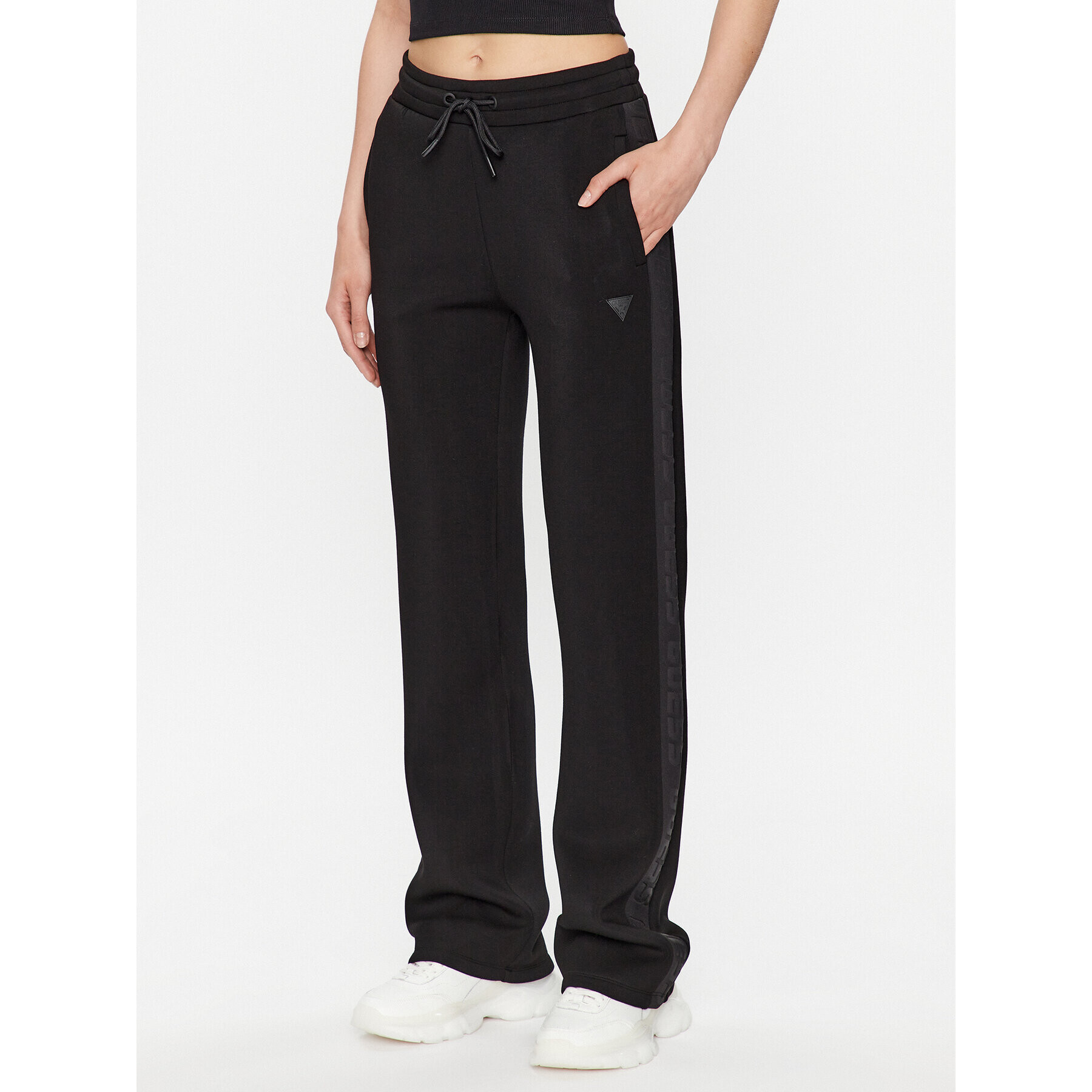 Guess Долнище анцуг V3RB21 K7UW2 Черен Regular Fit - Pepit.bg