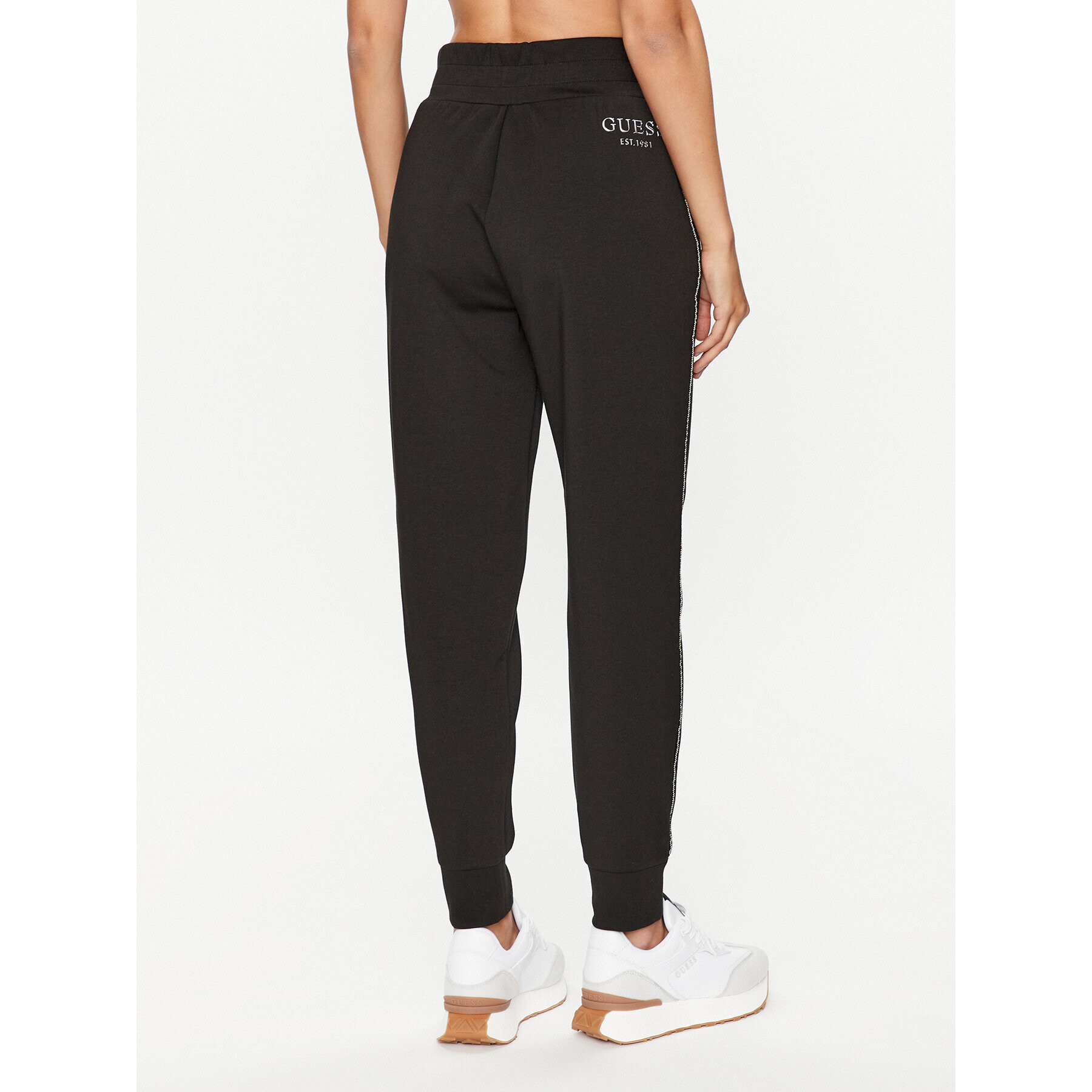 Guess Долнище анцуг W3YB18 KB932 Черен Regular Fit - Pepit.bg