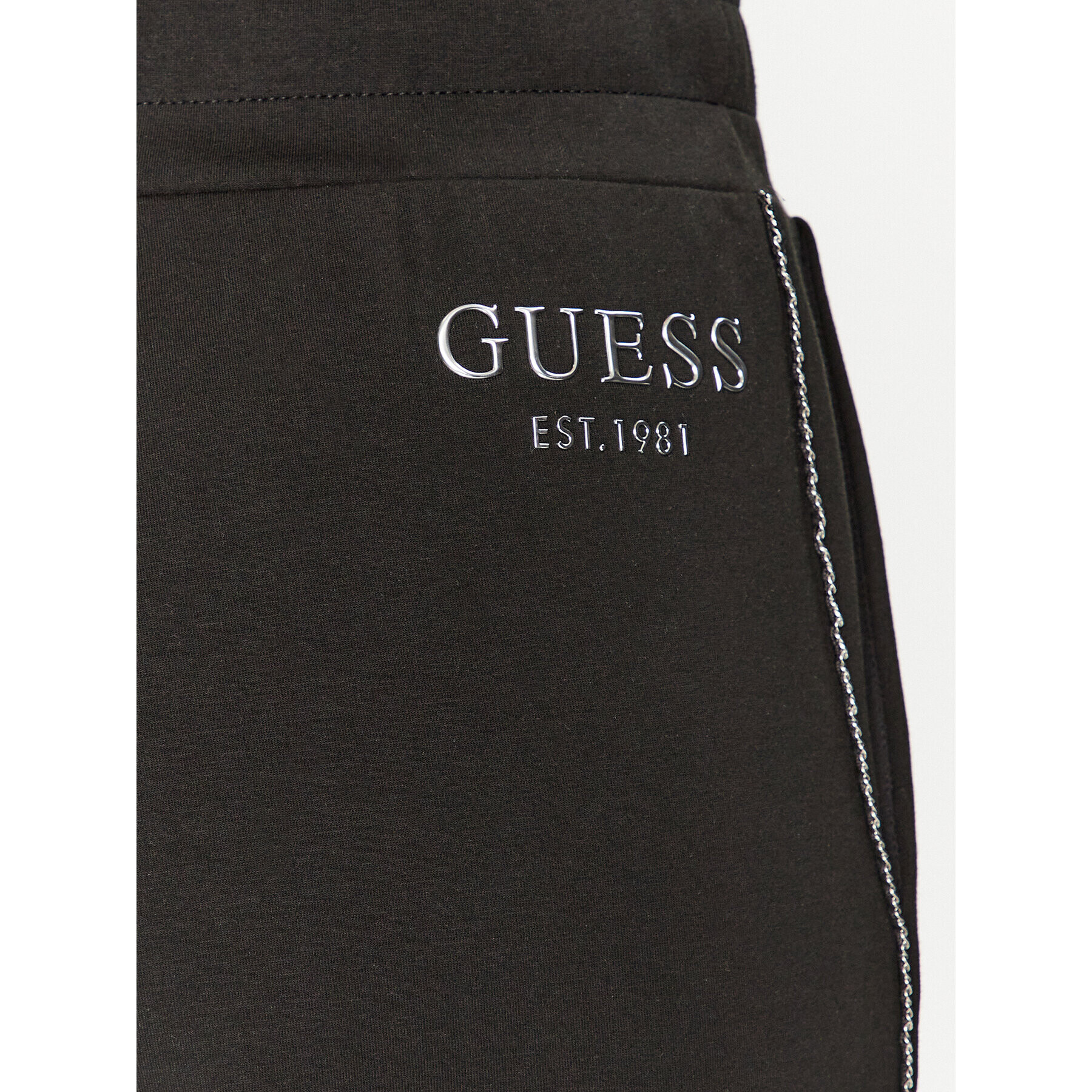 Guess Долнище анцуг W3YB18 KB932 Черен Regular Fit - Pepit.bg
