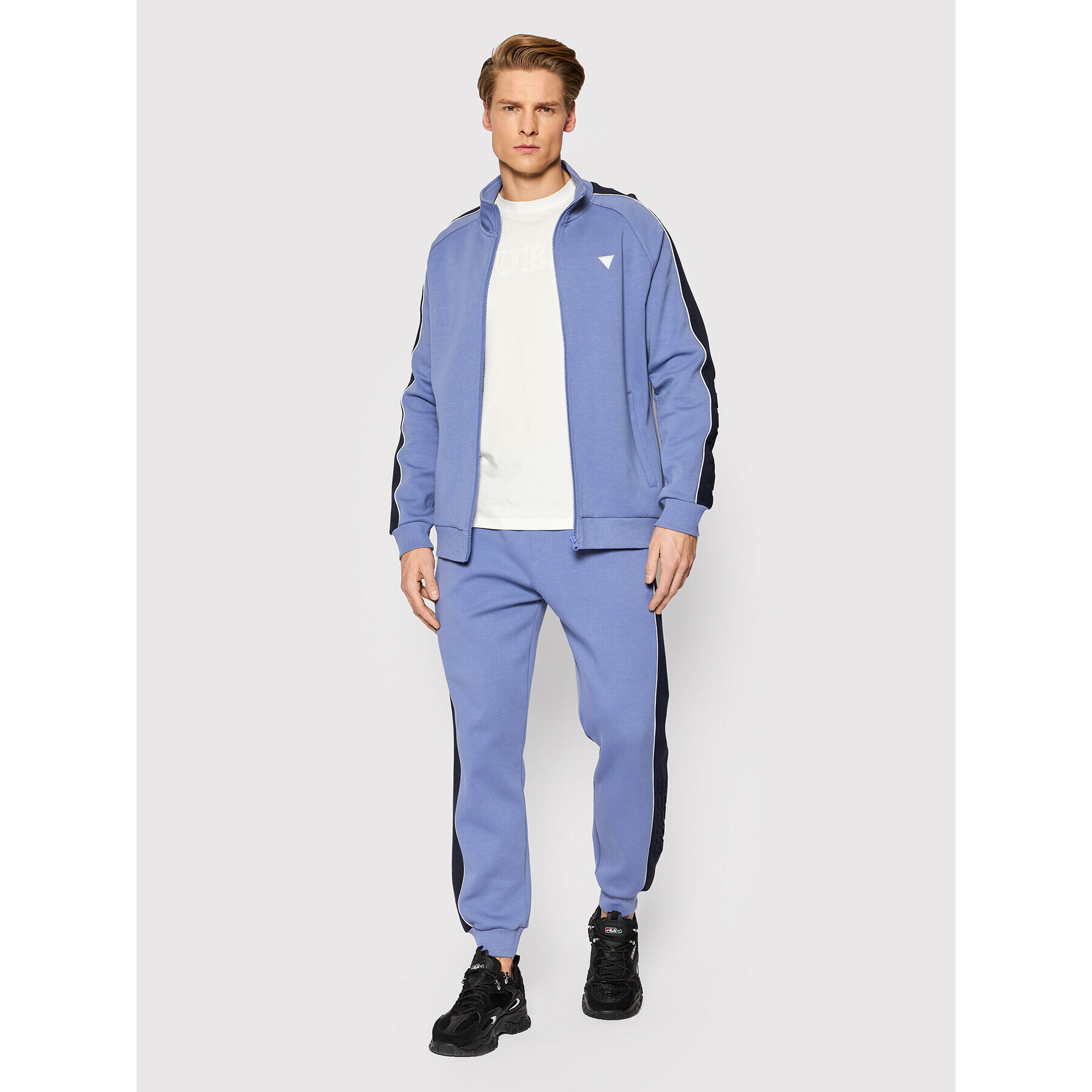 Guess Долнище анцуг Z2GB05 KA3P1 Виолетов Regular Fit - Pepit.bg