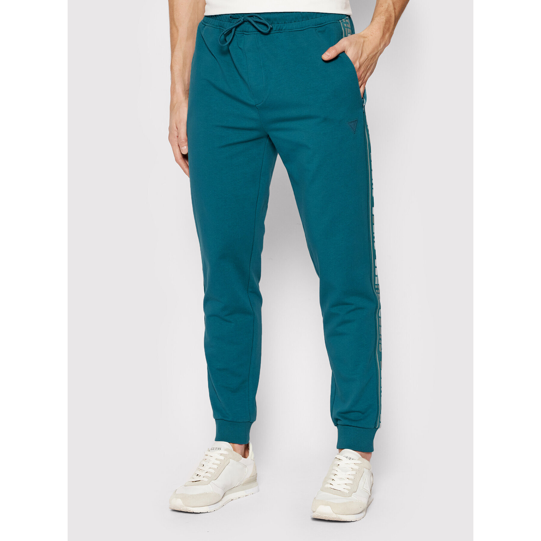 Guess Долнище анцуг Z2RB14 K6ZS1 Син Regular Fit - Pepit.bg