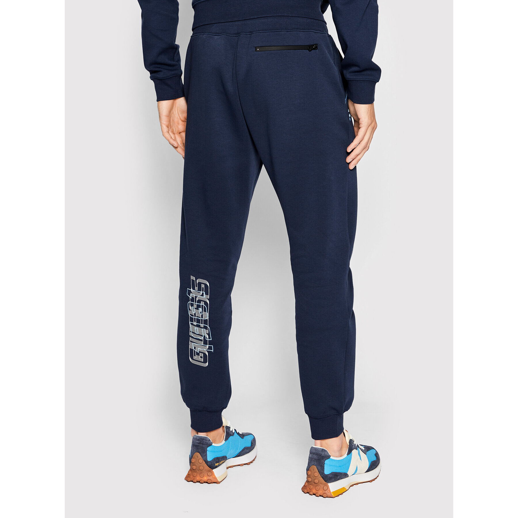 Guess Долнище анцуг Z2YB00 KA3P1 Тъмносин Regular Fit - Pepit.bg