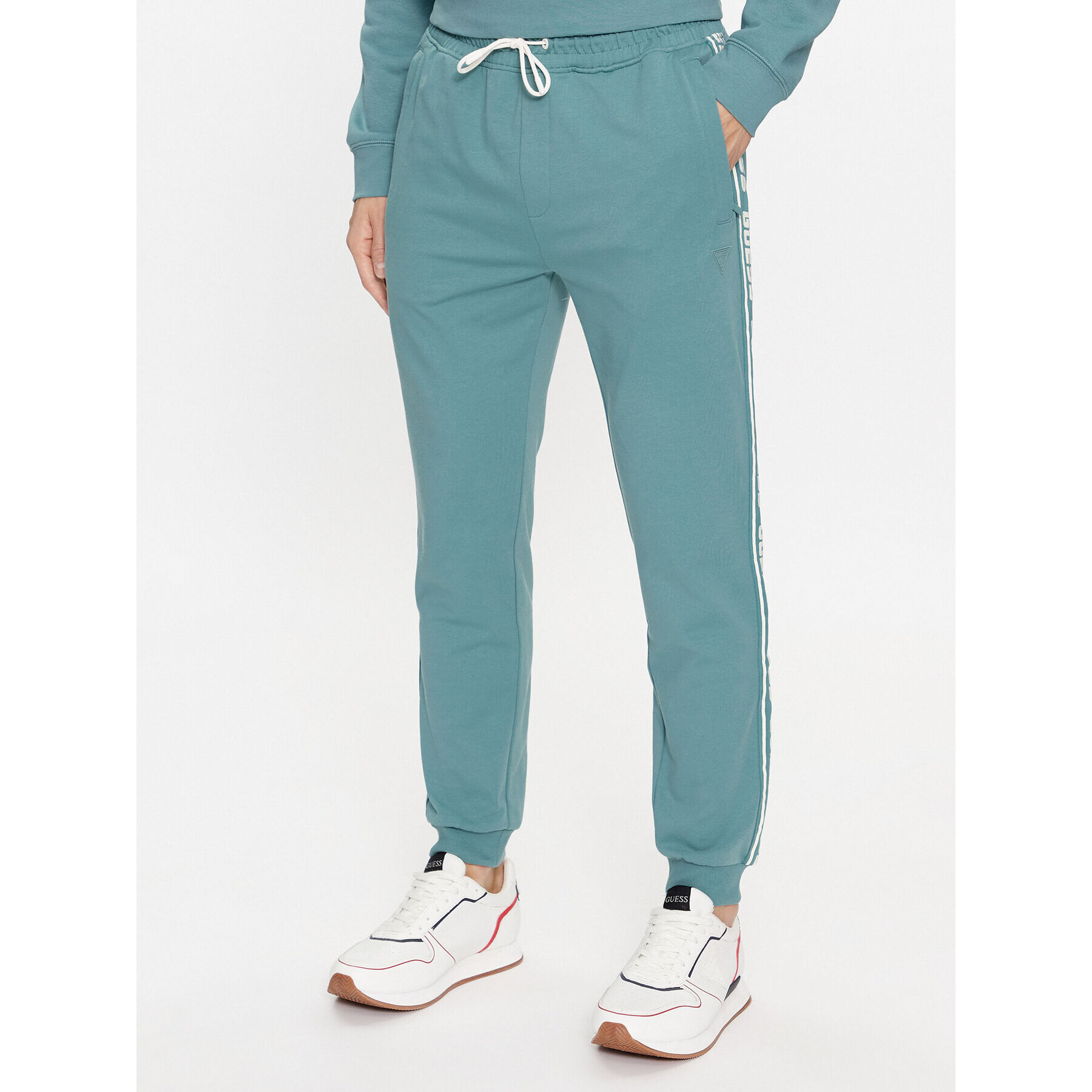 Guess Долнище анцуг Z2YB19 K6ZS1 Син Regular Fit - Pepit.bg