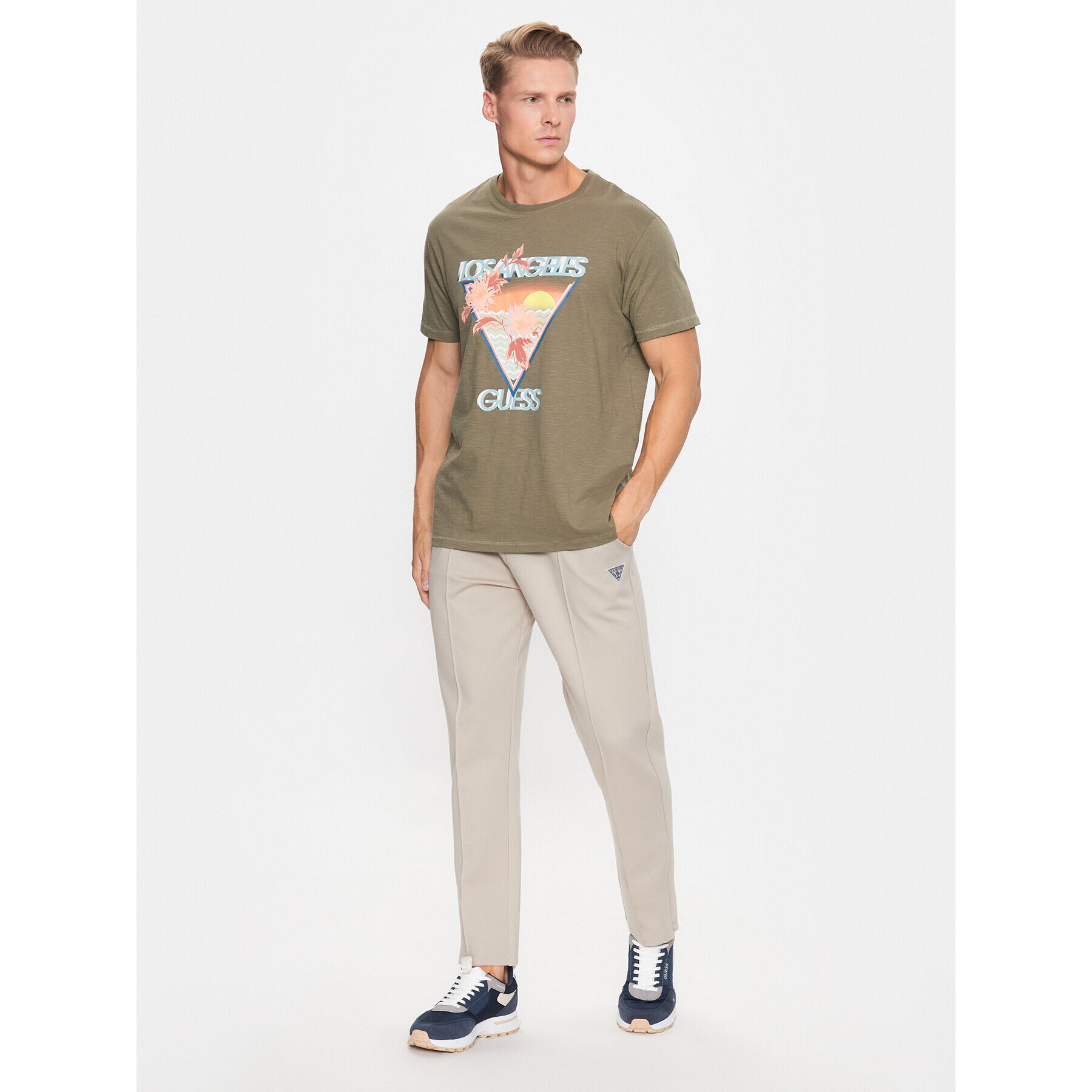 Guess Долнище анцуг Z3YB02 KBT22 Сив Regular Fit - Pepit.bg