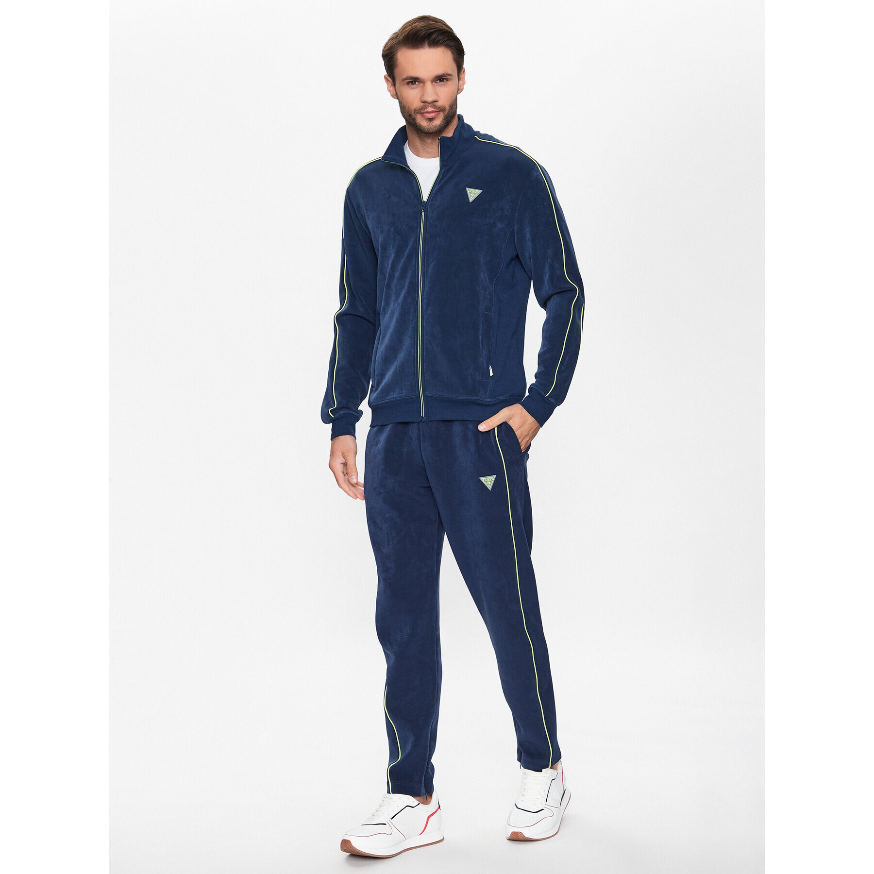 Guess Долнище анцуг Z3YB03 KBC00 Тъмносин Regular Fit - Pepit.bg