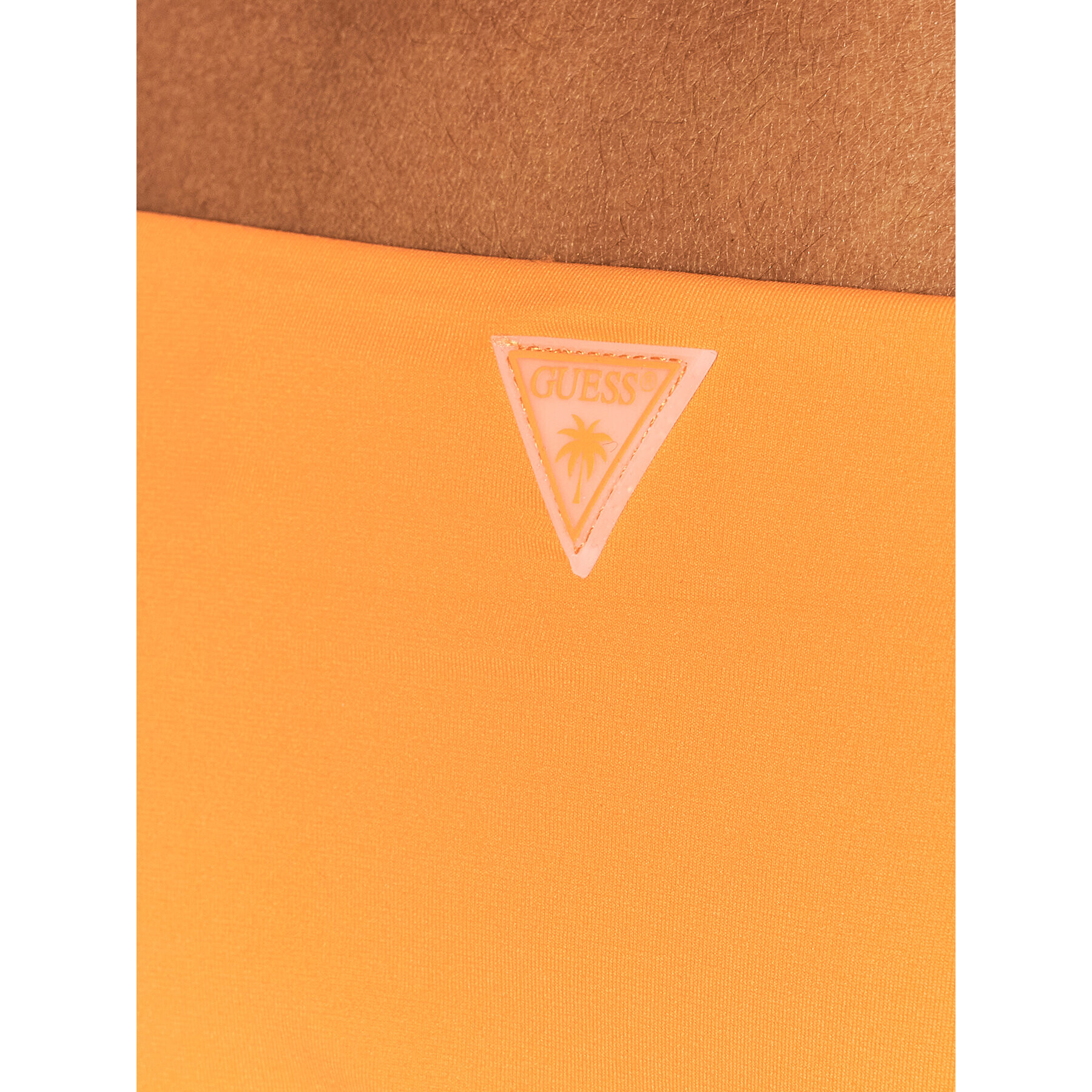 Guess Долнище на бански Logo Tie E2GO32 MC043 Оранжев - Pepit.bg