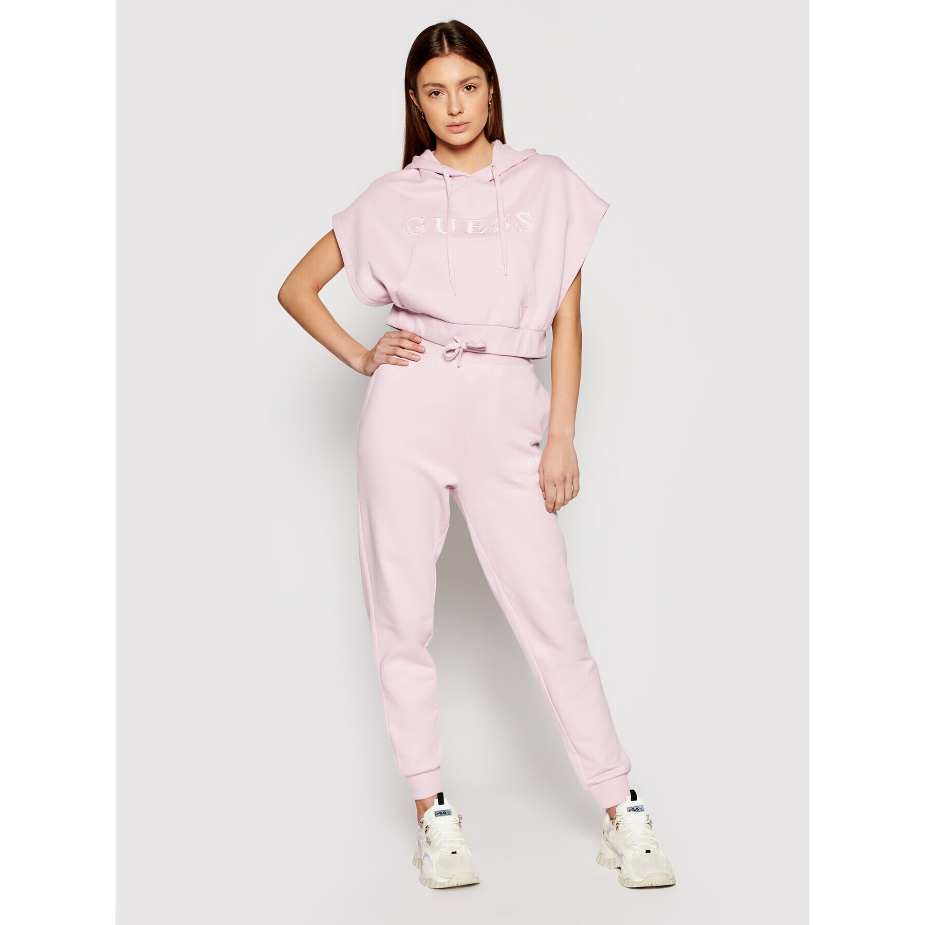 Guess Долнище анцуг Alene O1GA04 K68I1 Розов Regular Fit - Pepit.bg
