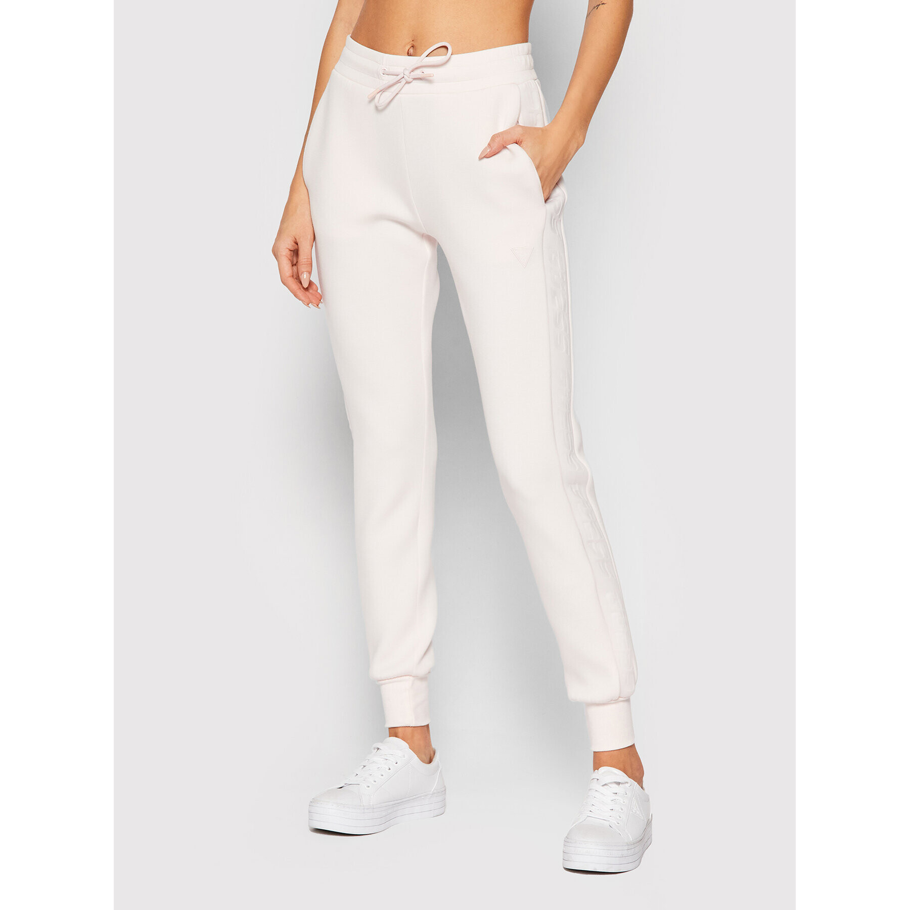 Guess Долнище анцуг Allie O1GA49 KAMN2 Розов Regular Fit - Pepit.bg