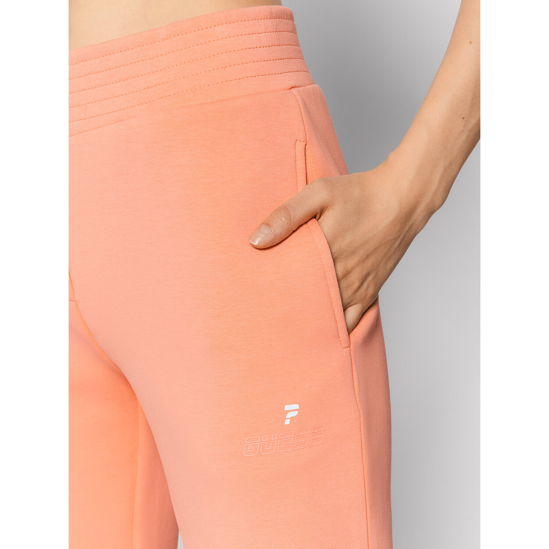 Guess Долнище анцуг Caren O1BA67 FL03S Оранжев Regular Fit - Pepit.bg