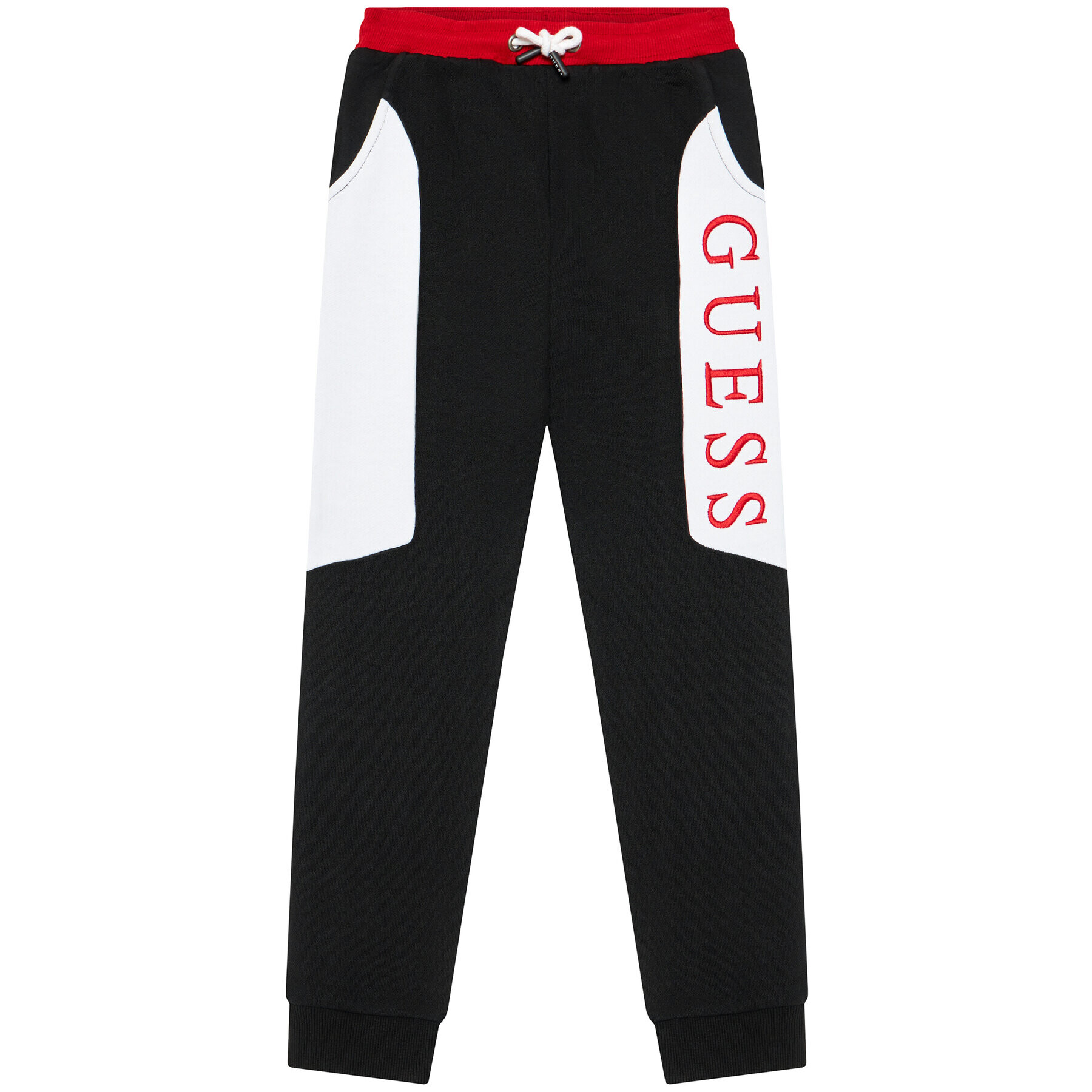 Guess Долнище анцуг H1YJ05 KAD70 Черен Regular Fit - Pepit.bg