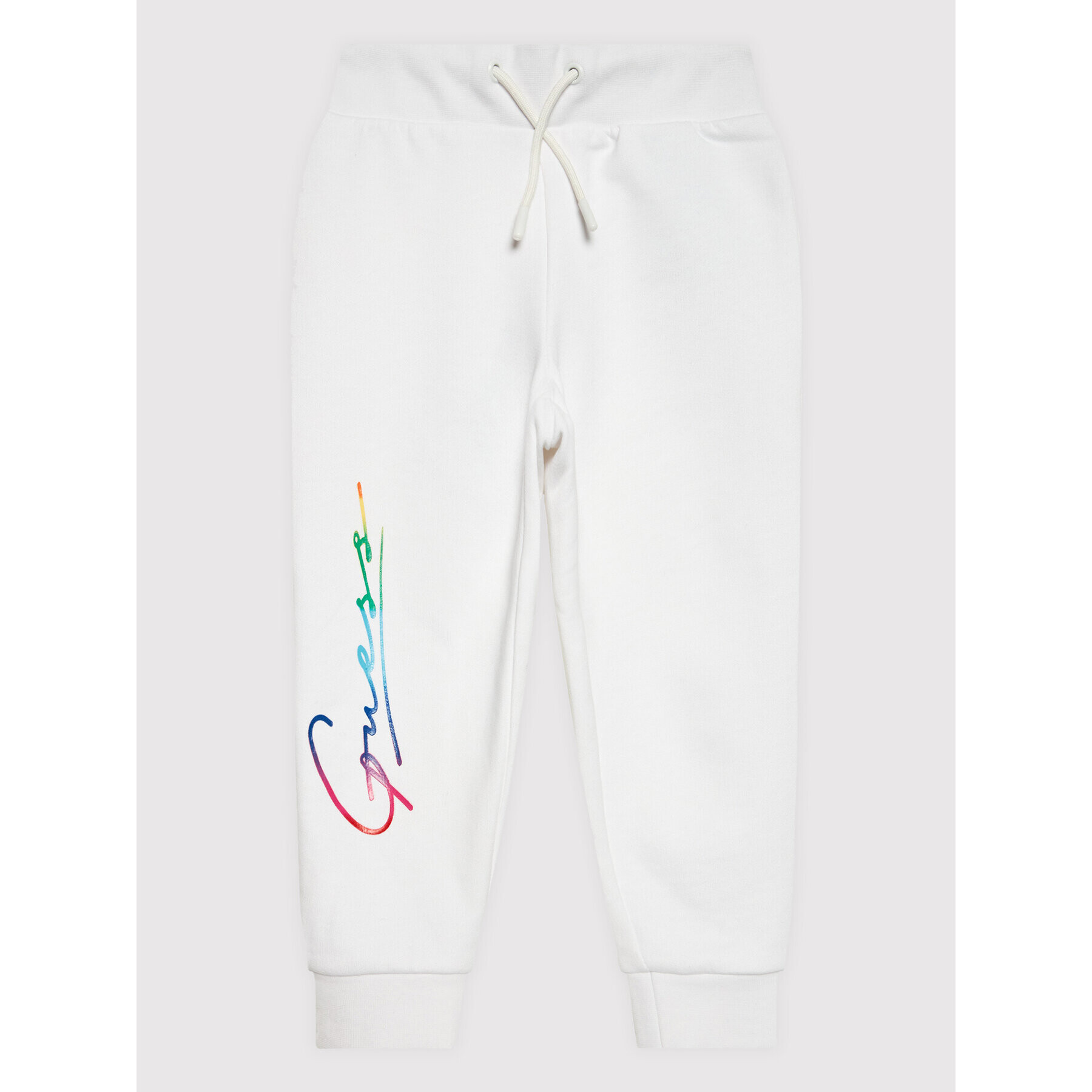 Guess Долнище анцуг J2RQ34 KB621 Бял Regular Fit - Pepit.bg
