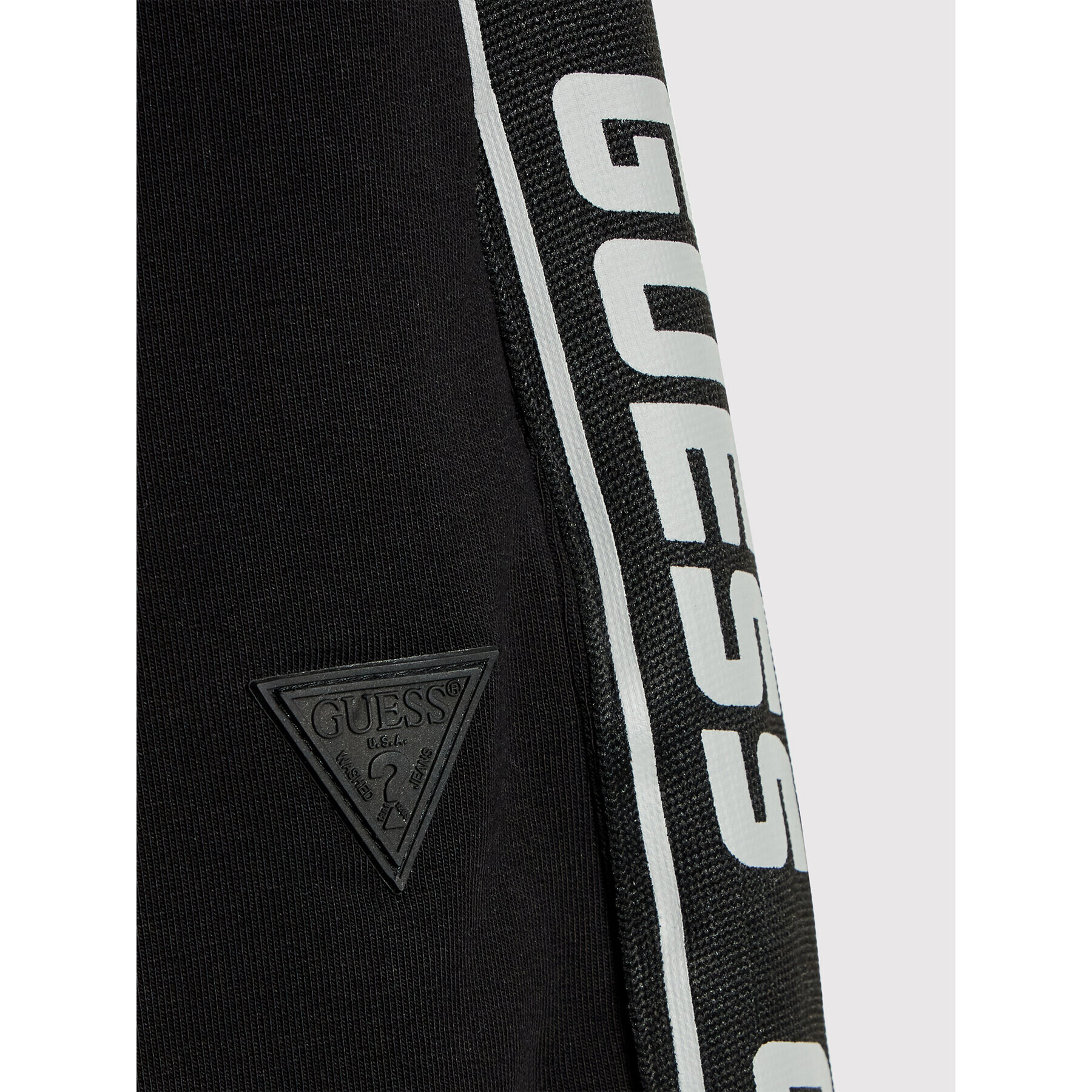 Guess Долнище анцуг L2YQ48 K6ZS1 Черен Regular Fit - Pepit.bg