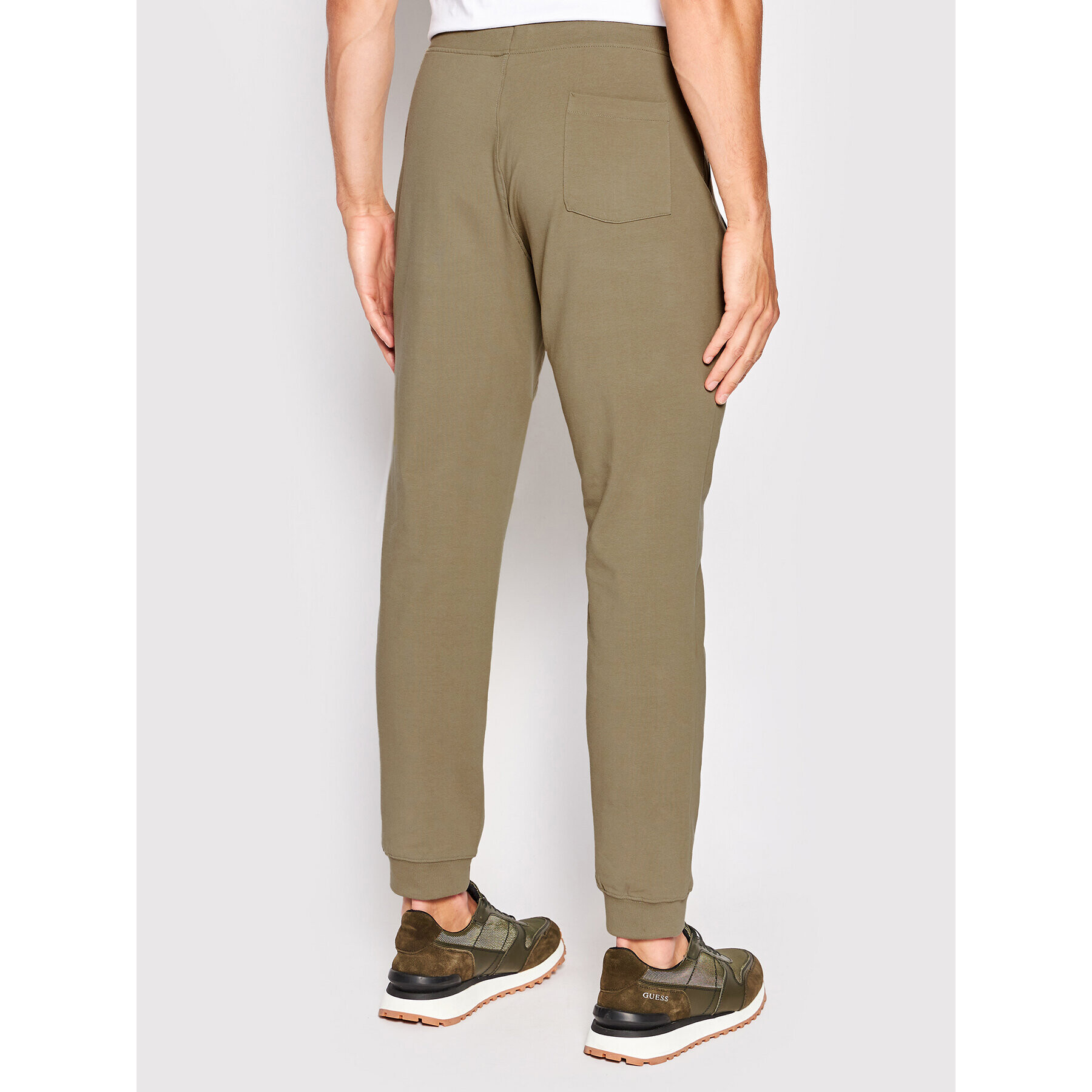 Guess Долнище анцуг M2YB37 K6ZS1 Зелен Slim Fit - Pepit.bg