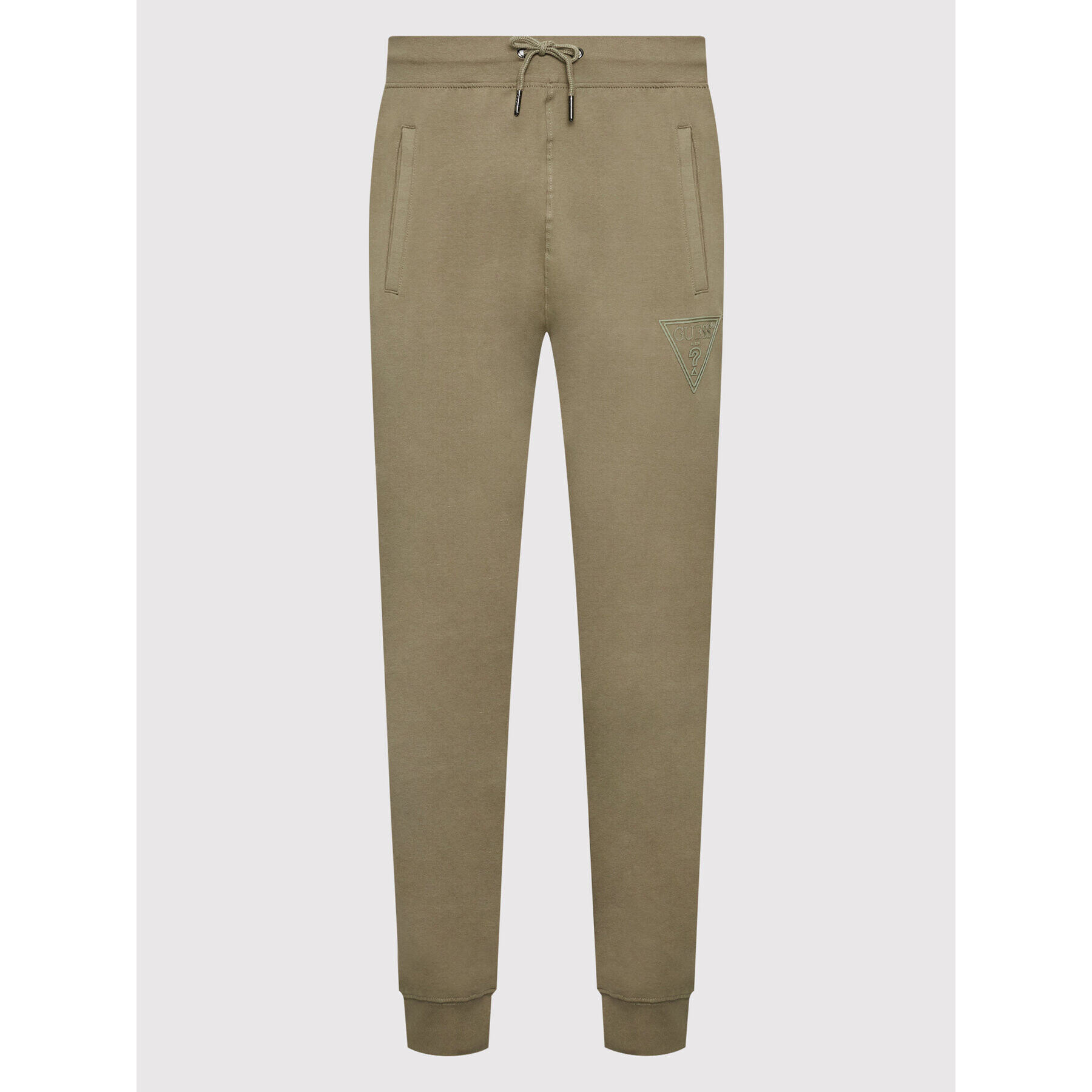 Guess Долнище анцуг M2YB37 K6ZS1 Зелен Slim Fit - Pepit.bg