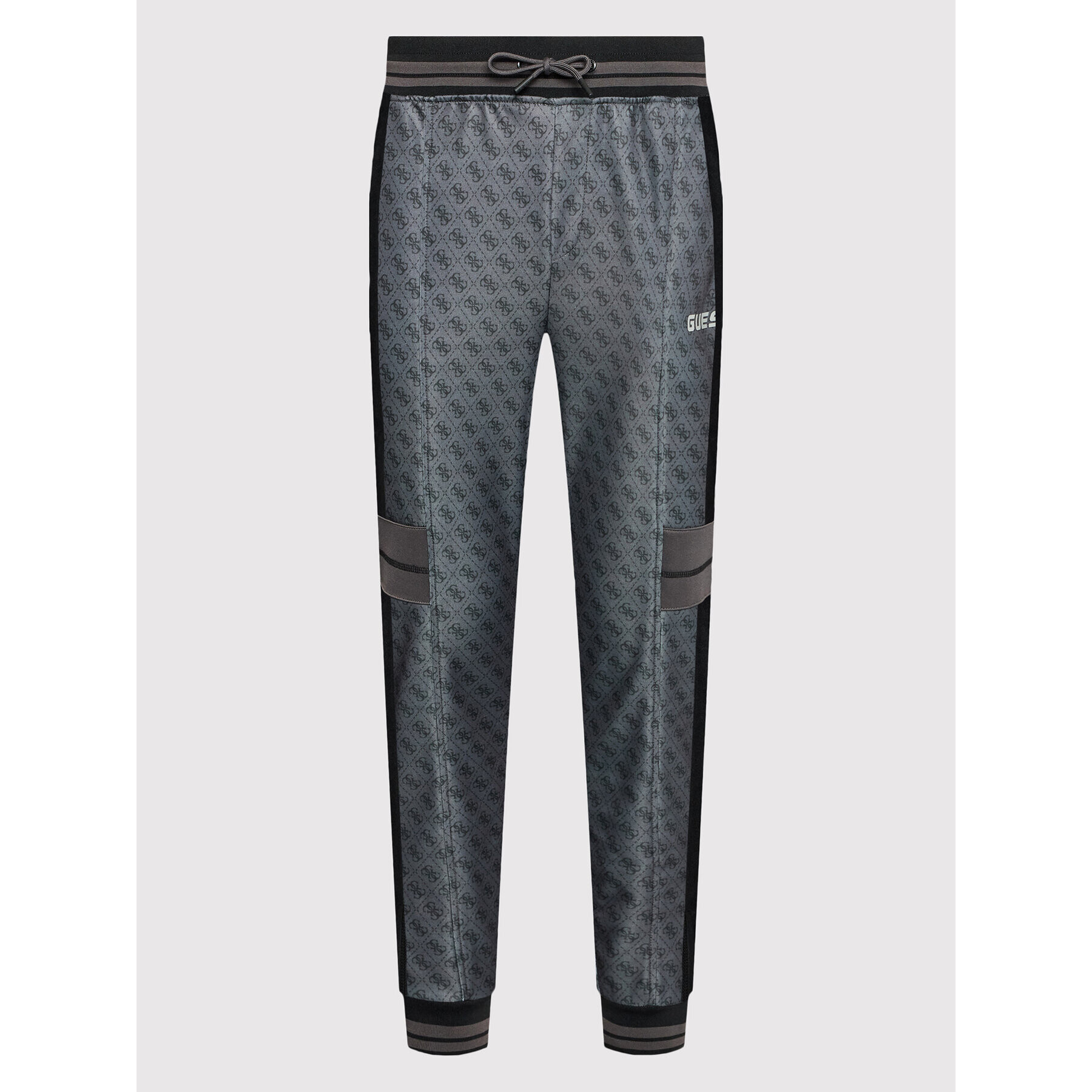 Guess Долнище анцуг Over Logo Z2YB08 FL04Q Черен Regular Fit - Pepit.bg