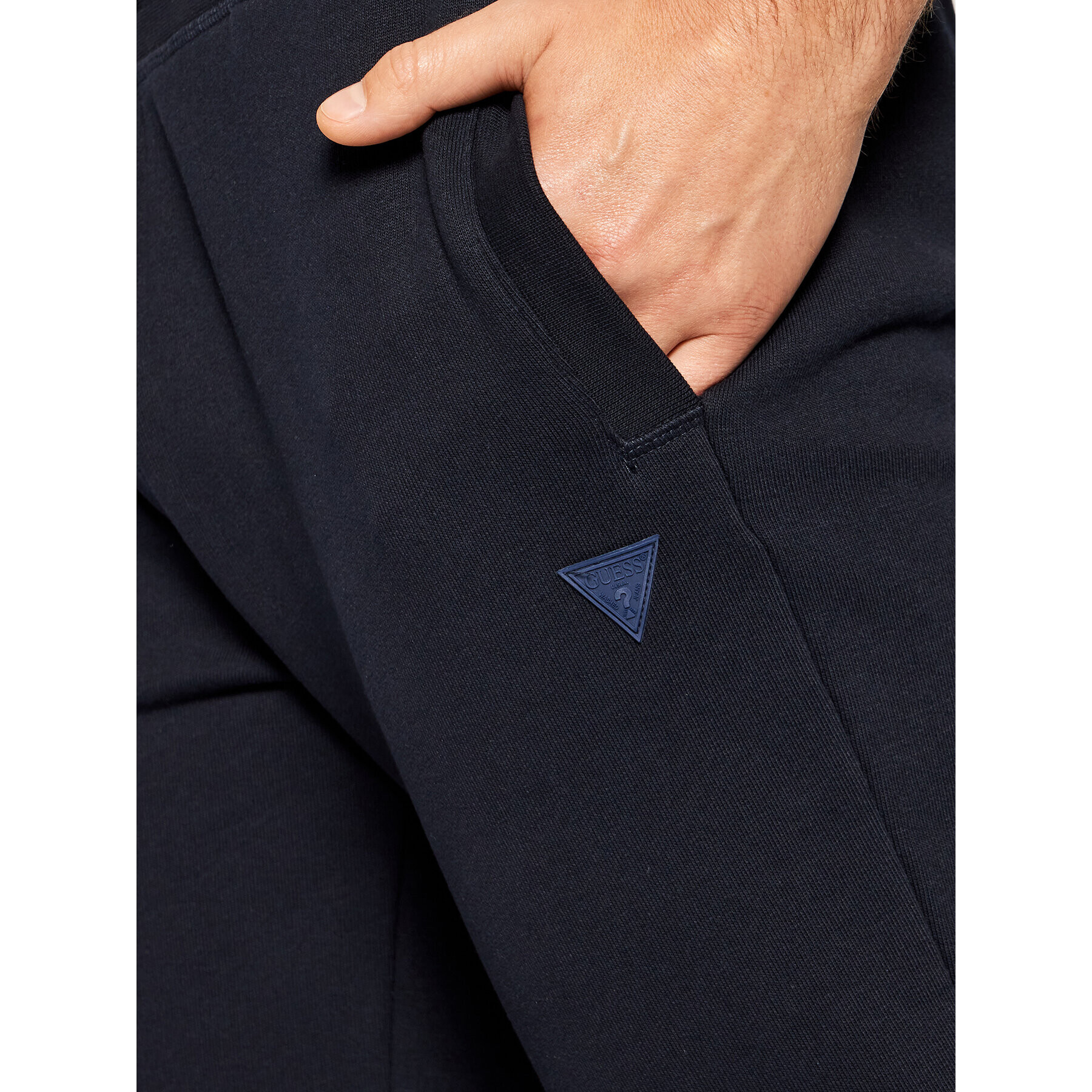 Guess Долнище анцуг U1YA04 K9V31 Тъмносин Regular Fit - Pepit.bg