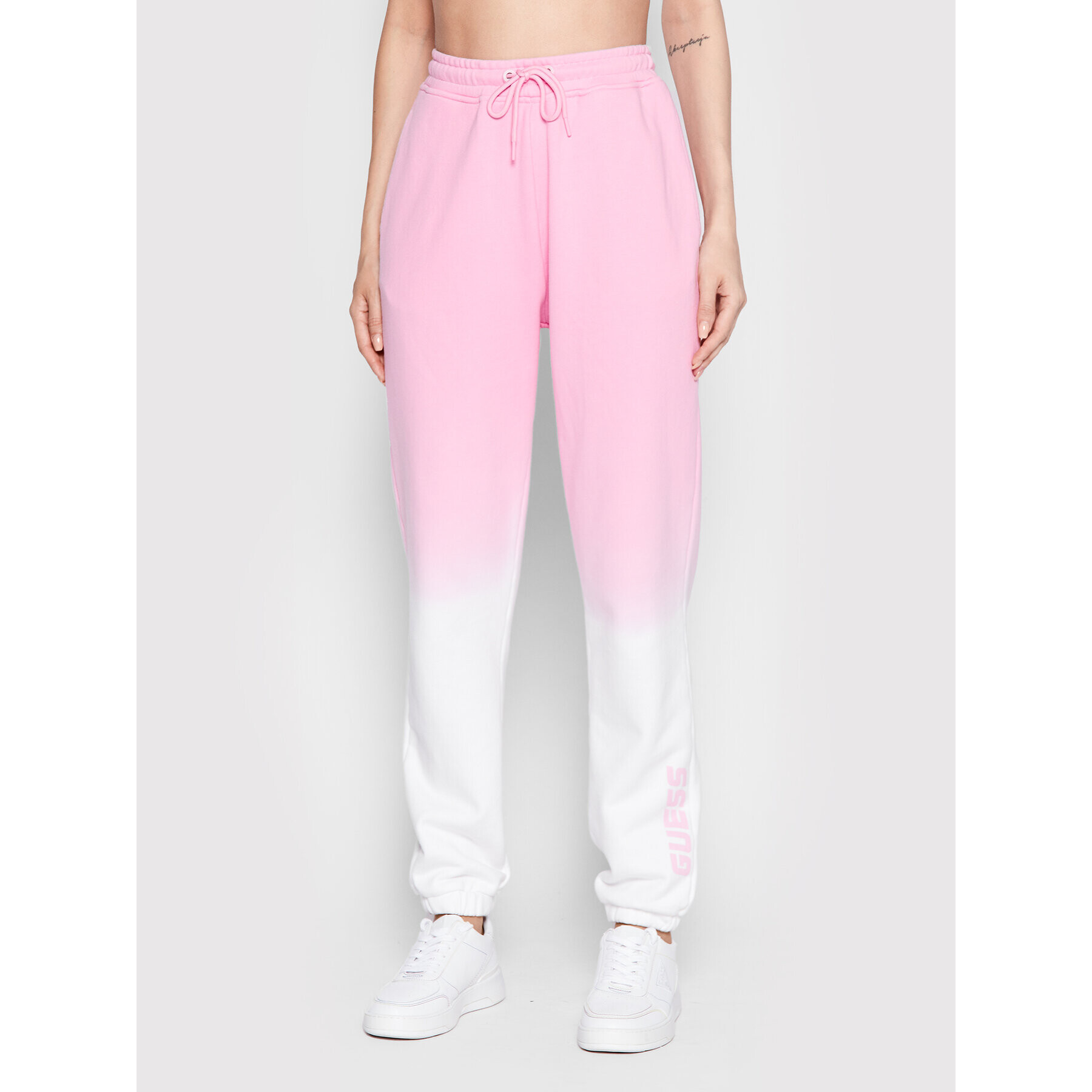 Guess Долнище анцуг V2YB02 FL04Z Розов Regular Fit - Pepit.bg