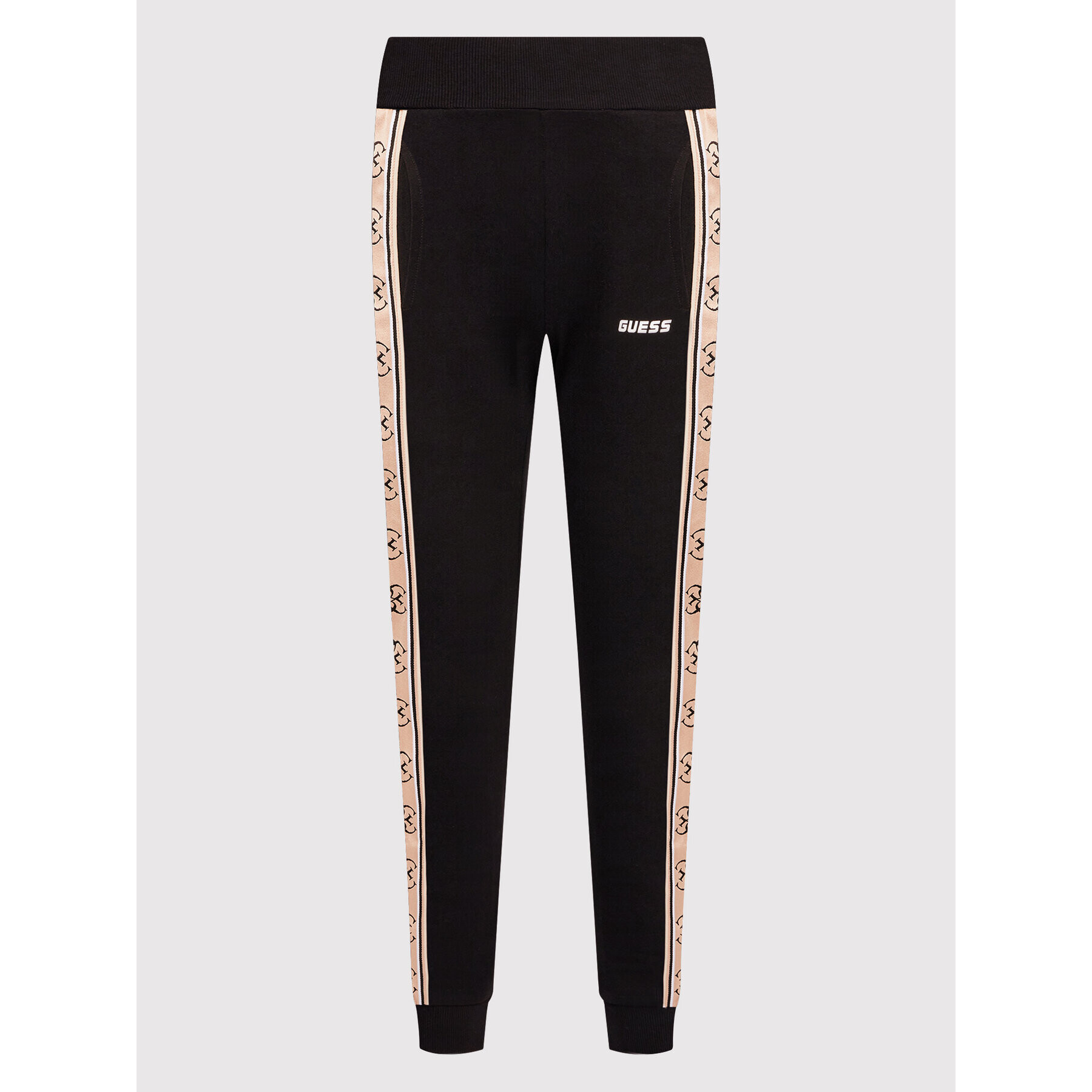 Guess Долнище анцуг V2YB15 KA3P1 Черен Regular Fit - Pepit.bg