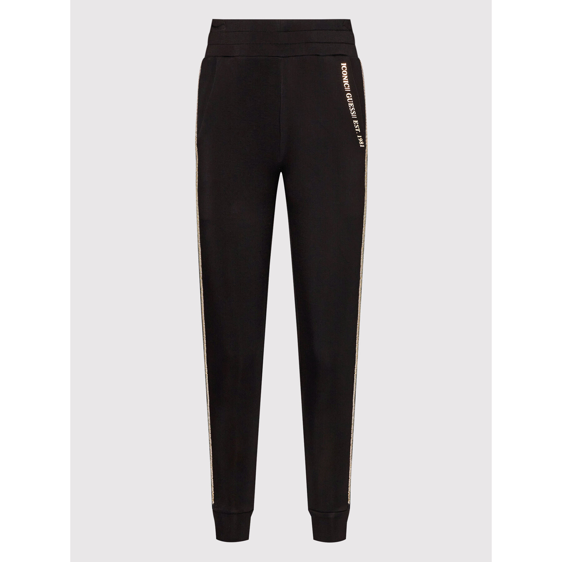 Guess Долнище анцуг W2RB01 K7UW2 Черен Regular Fit - Pepit.bg