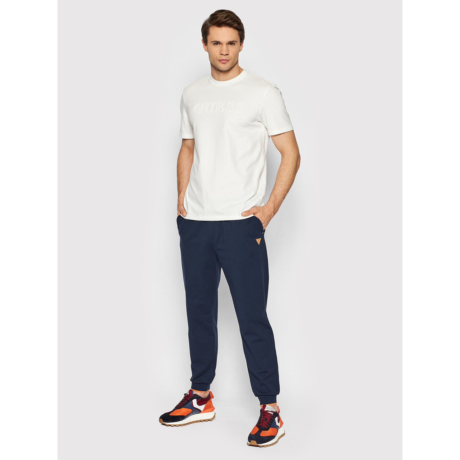 Guess Долнище анцуг Z2GB13 FL04I Тъмносин Regular Fit - Pepit.bg