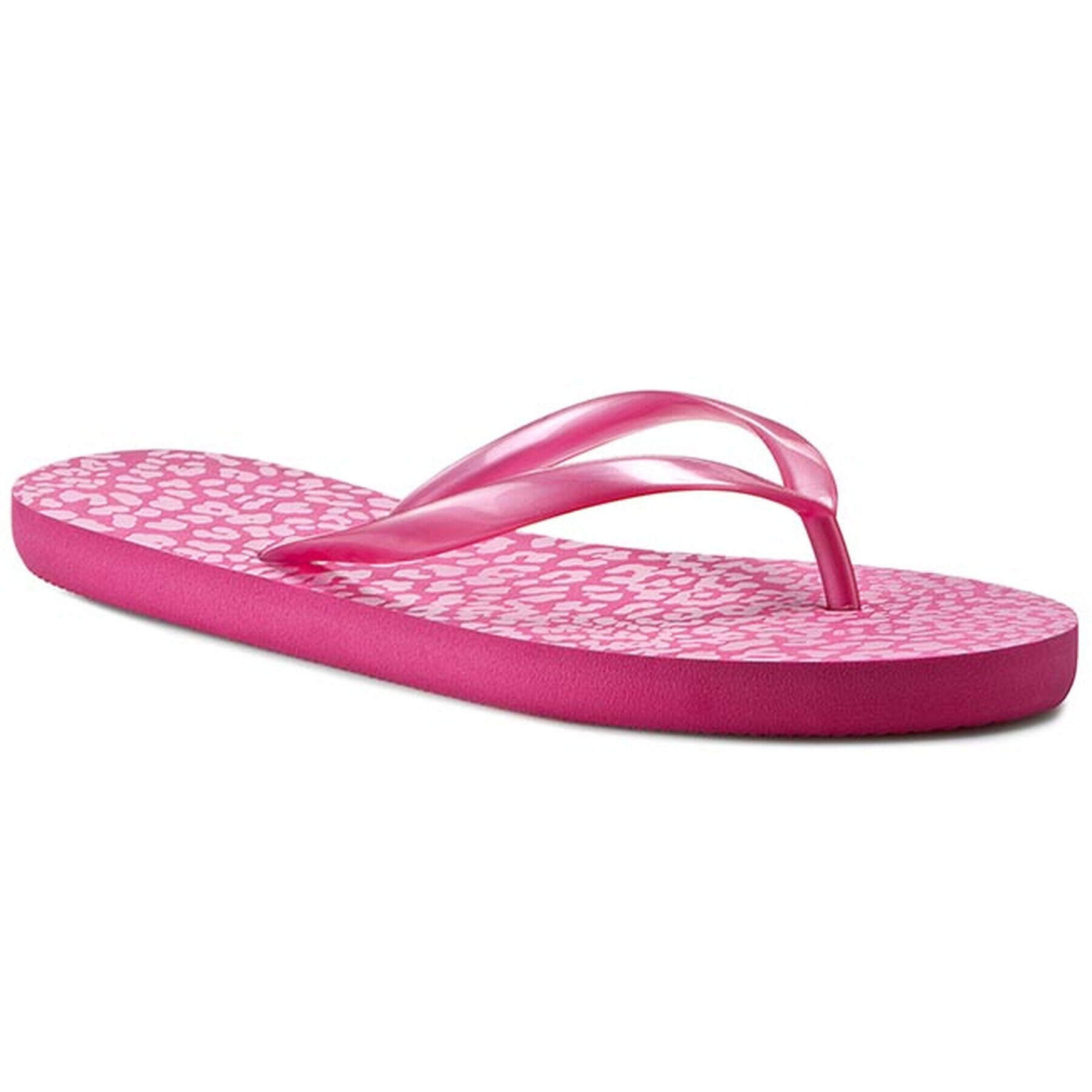 Guess Джапанки Animal Print Flip-Flops E62Z71 RUB58 Розов - Pepit.bg