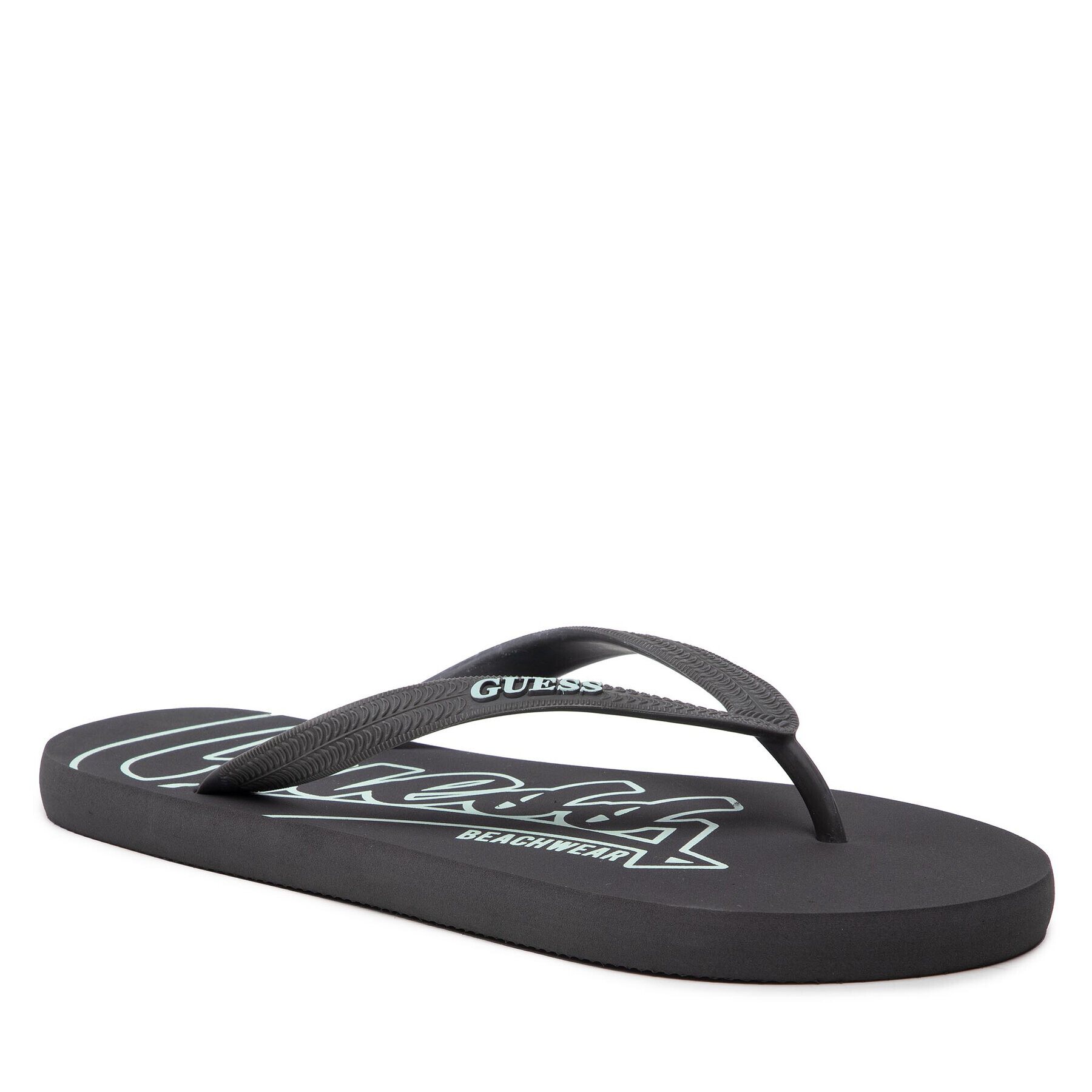 Guess Джапанки Flip Flop F2GZ07 BB00H Сив - Pepit.bg