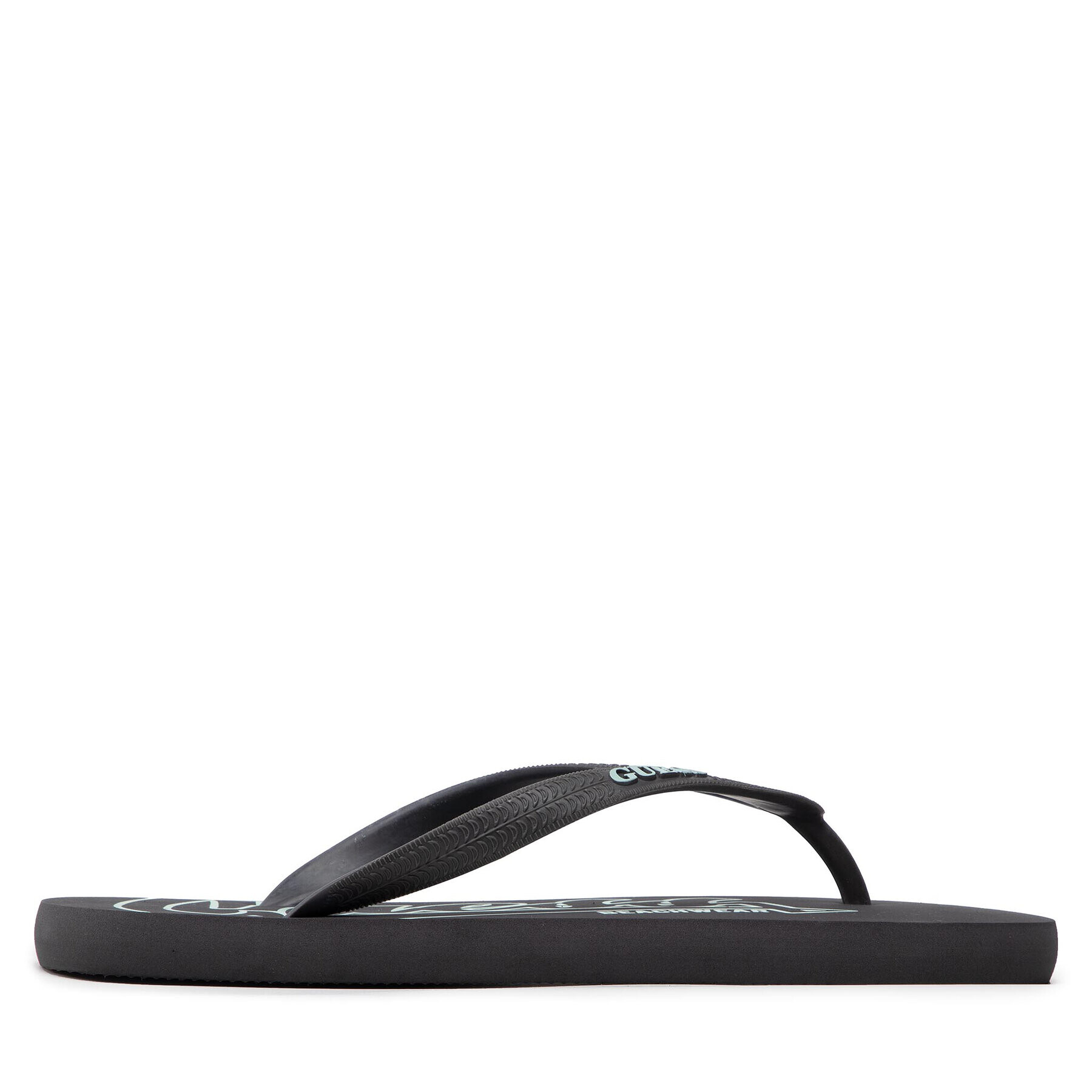 Guess Джапанки Flip Flop F2GZ07 BB00H Сив - Pepit.bg