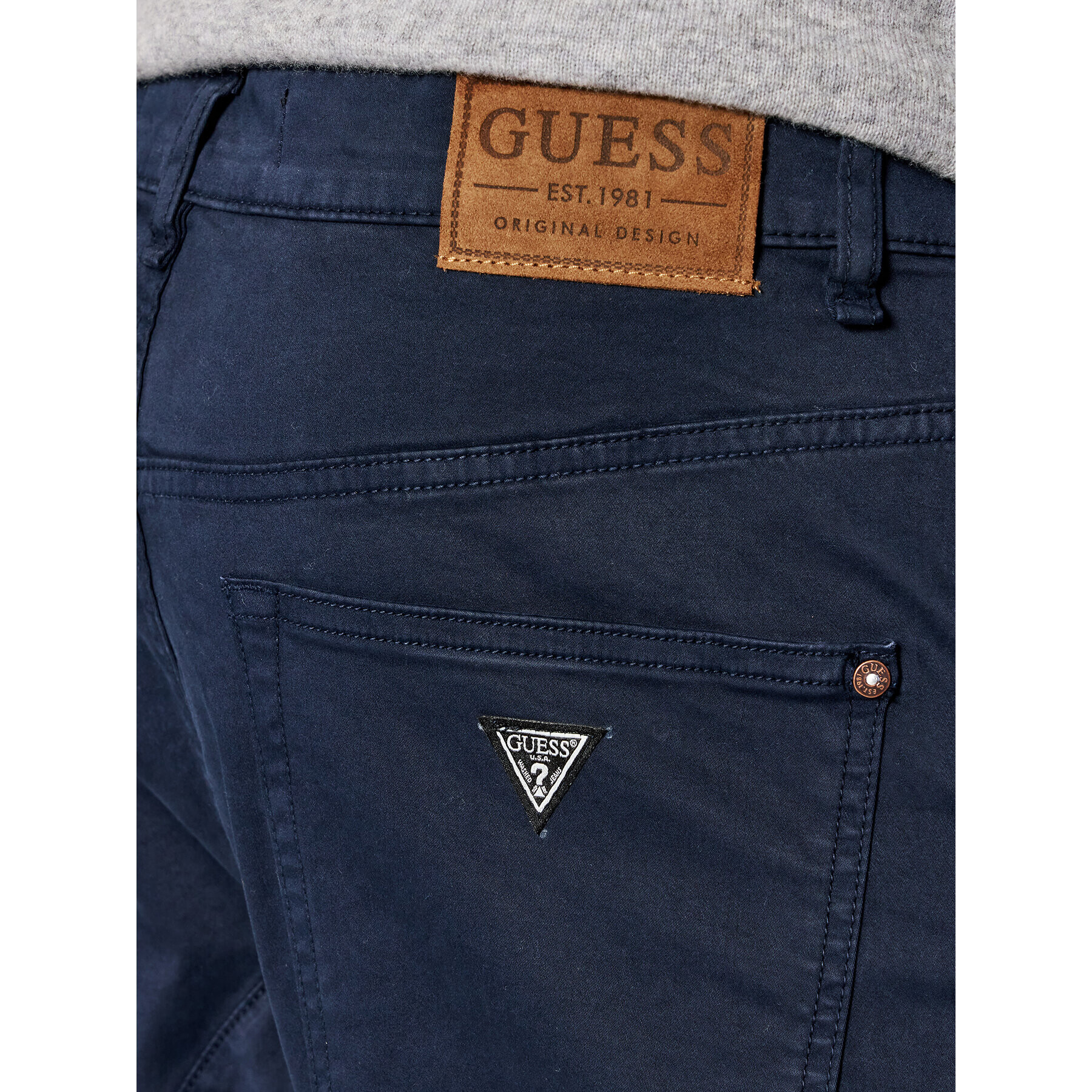 Guess Джогъри New Combat M1BB17 WDD52 Тъмносин Slim Fit - Pepit.bg