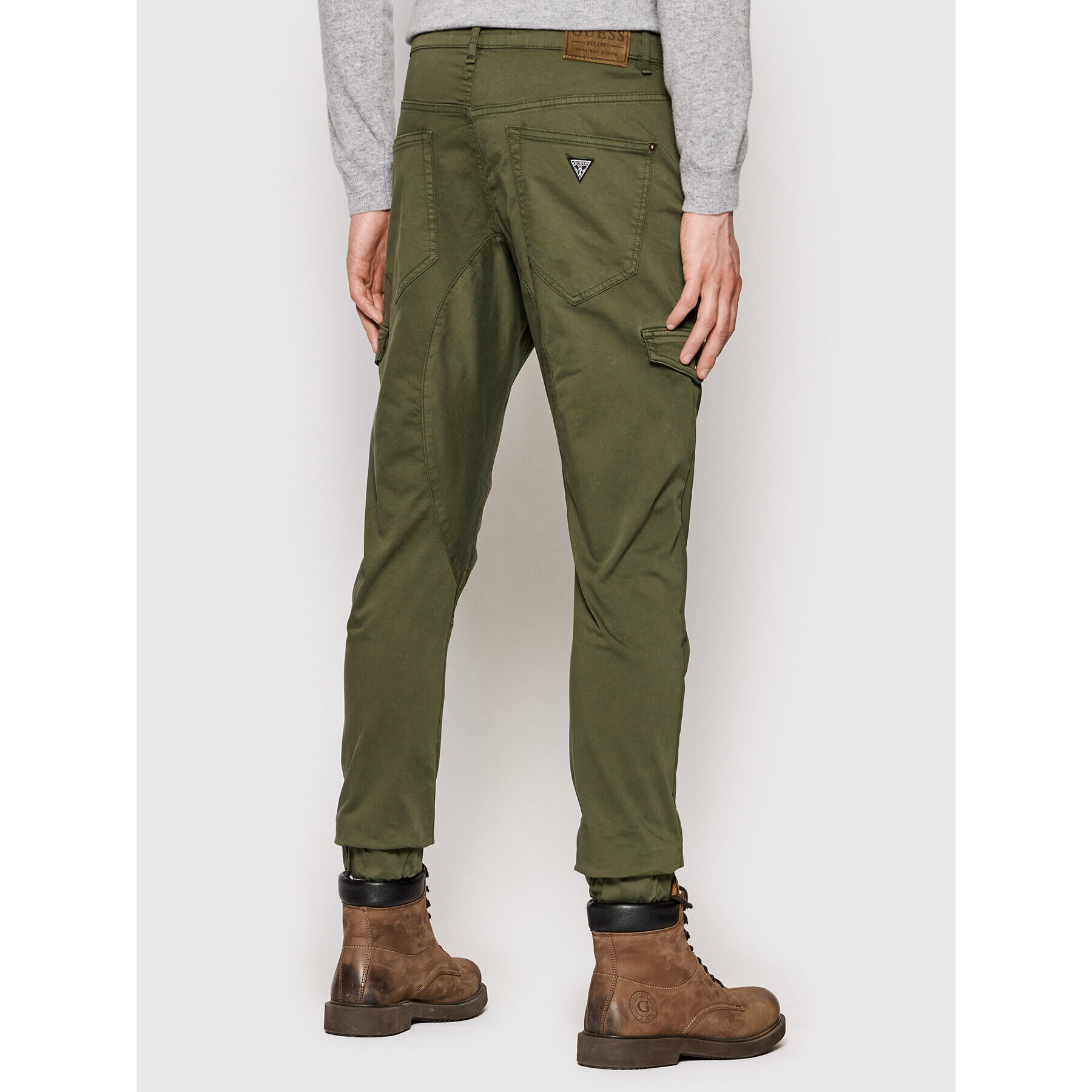Guess Джогъри New Combat M1BB17 WDD52 Зелен Slim Fit - Pepit.bg