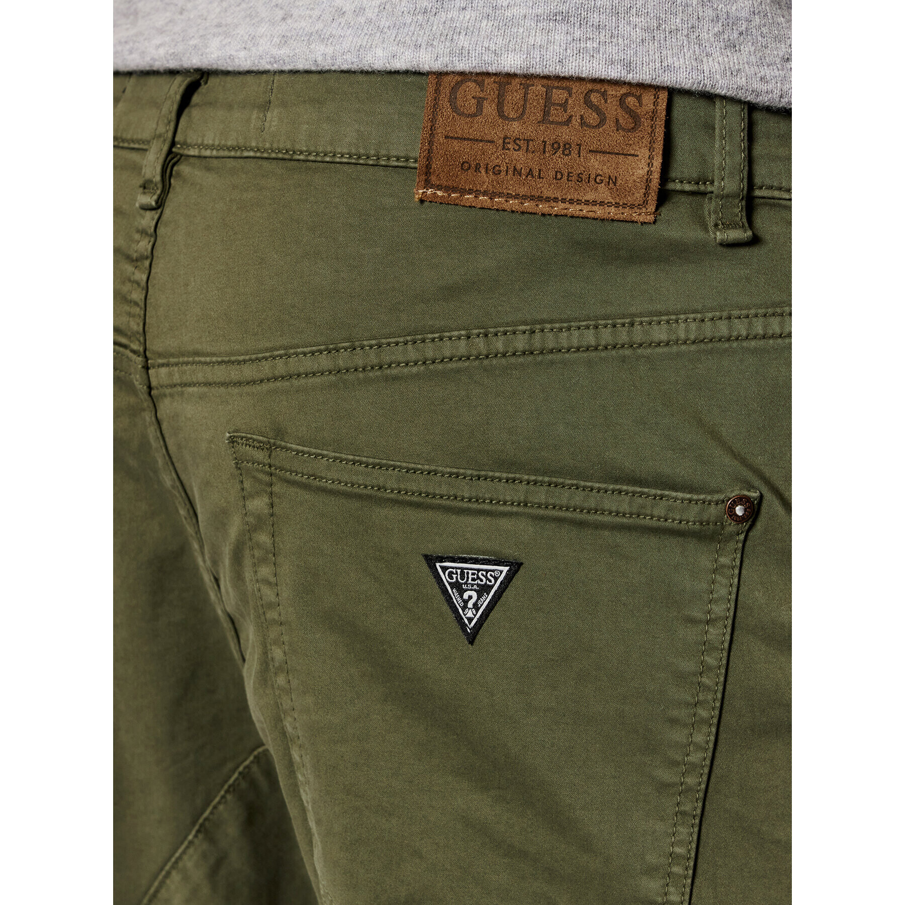 Guess Джогъри New Combat M1BB17 WDD52 Зелен Slim Fit - Pepit.bg