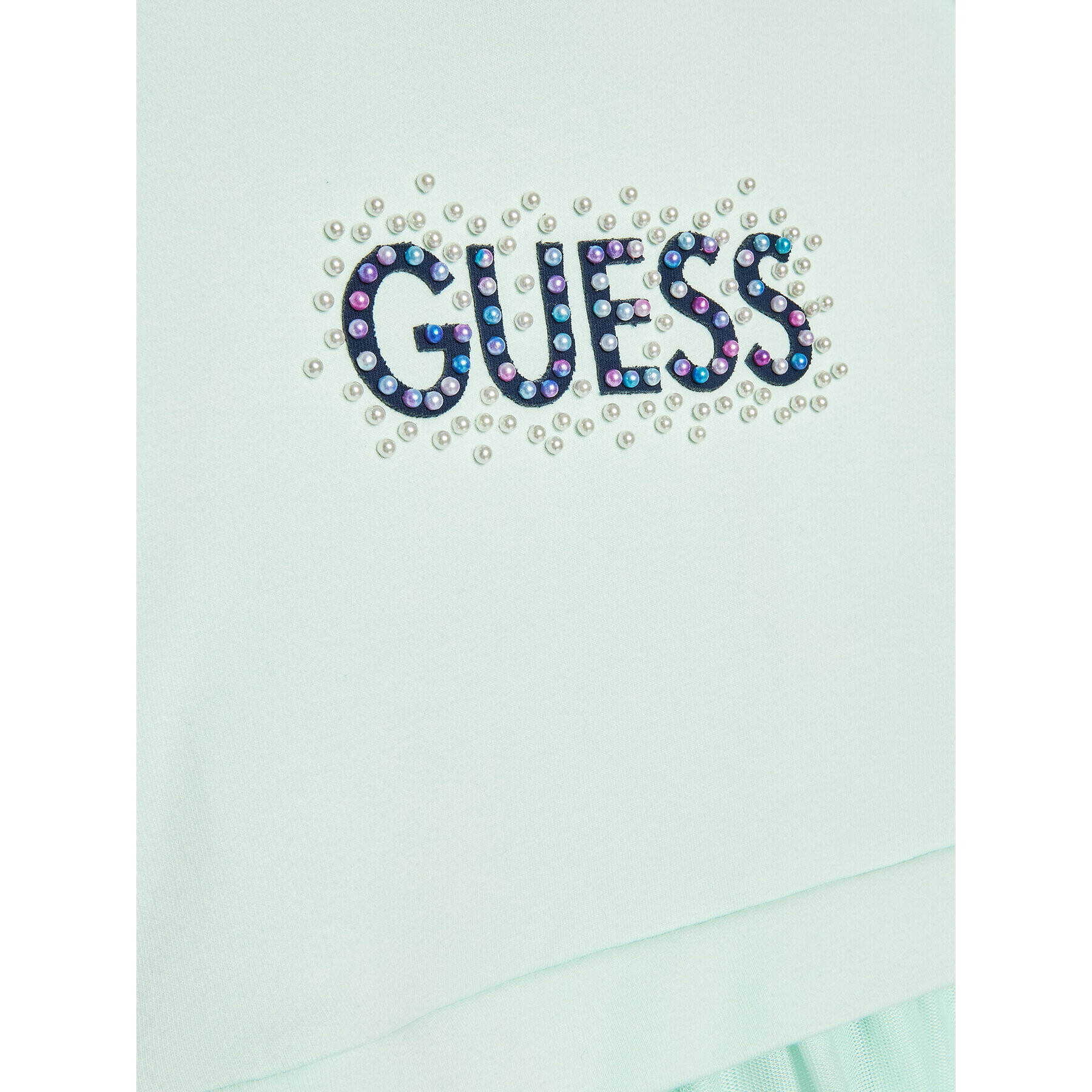 Guess Елегантна рокля A3RK08 KA6V0 Зелен Regular Fit - Pepit.bg