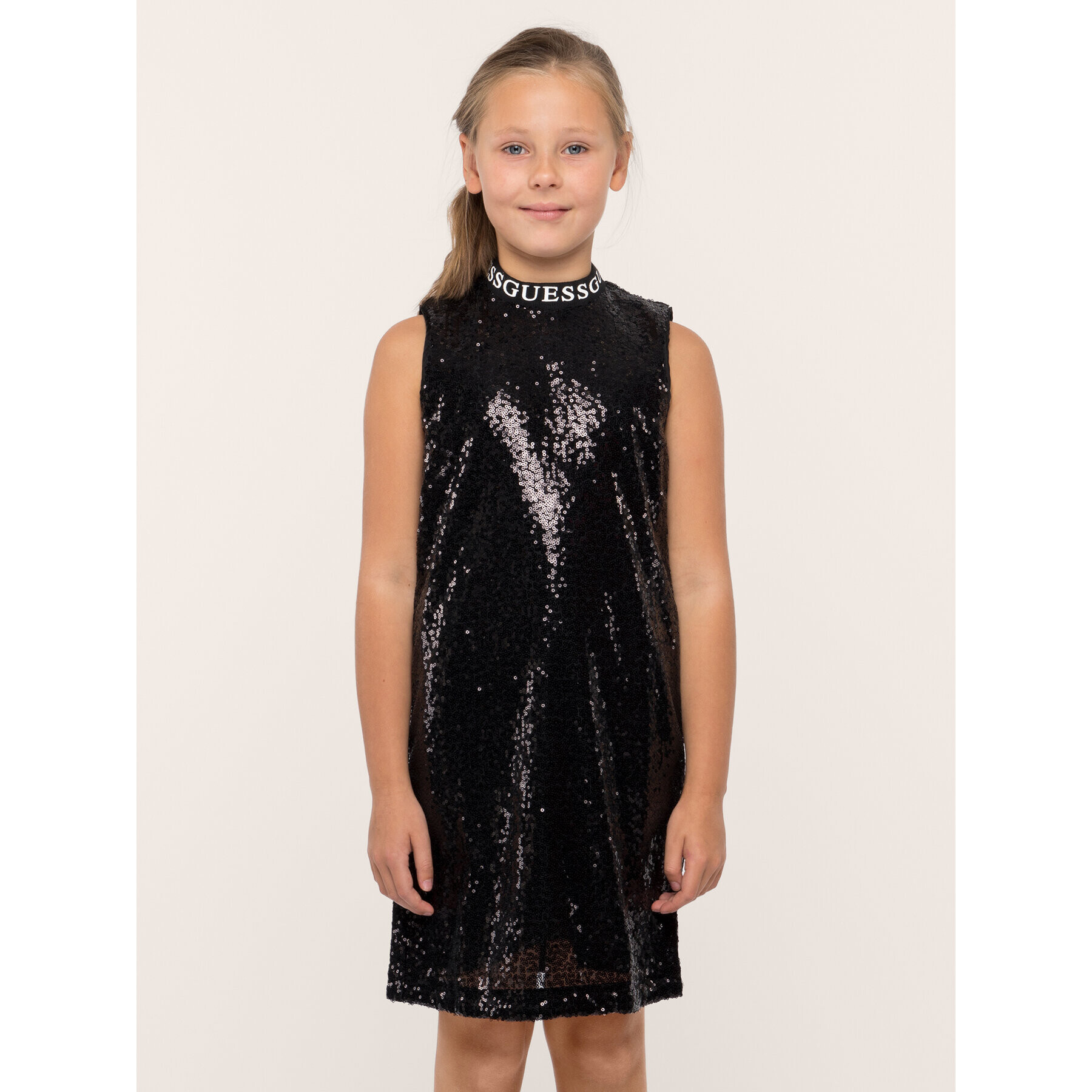 Guess Елегантна рокля J94K27 WC6N0 Черен Regular Fit - Pepit.bg