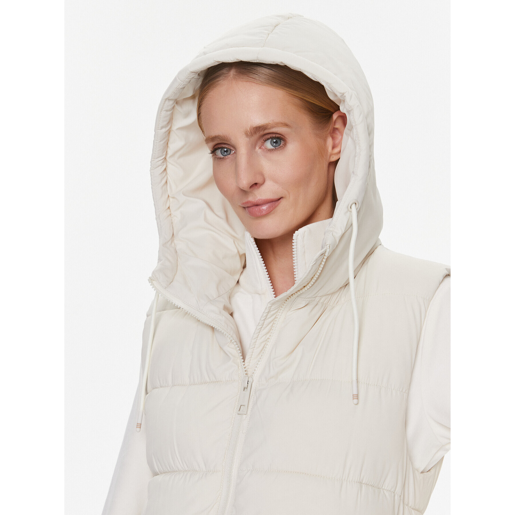 Guess Елек Breana V4RL01 WFYE2 Бял Regular Fit - Pepit.bg
