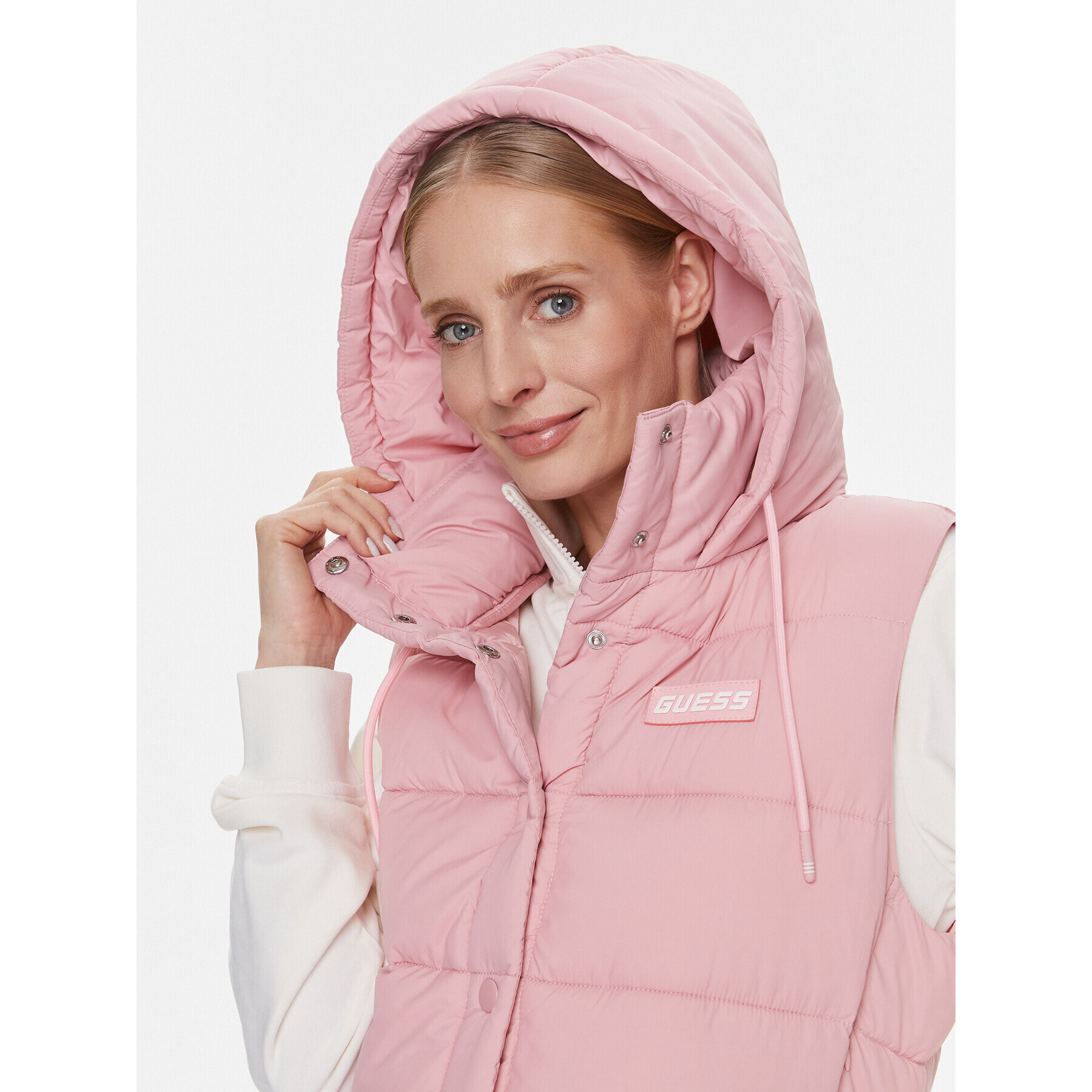 Guess Елек Breana V4RL02 WFYE2 Бежов Regular Fit - Pepit.bg