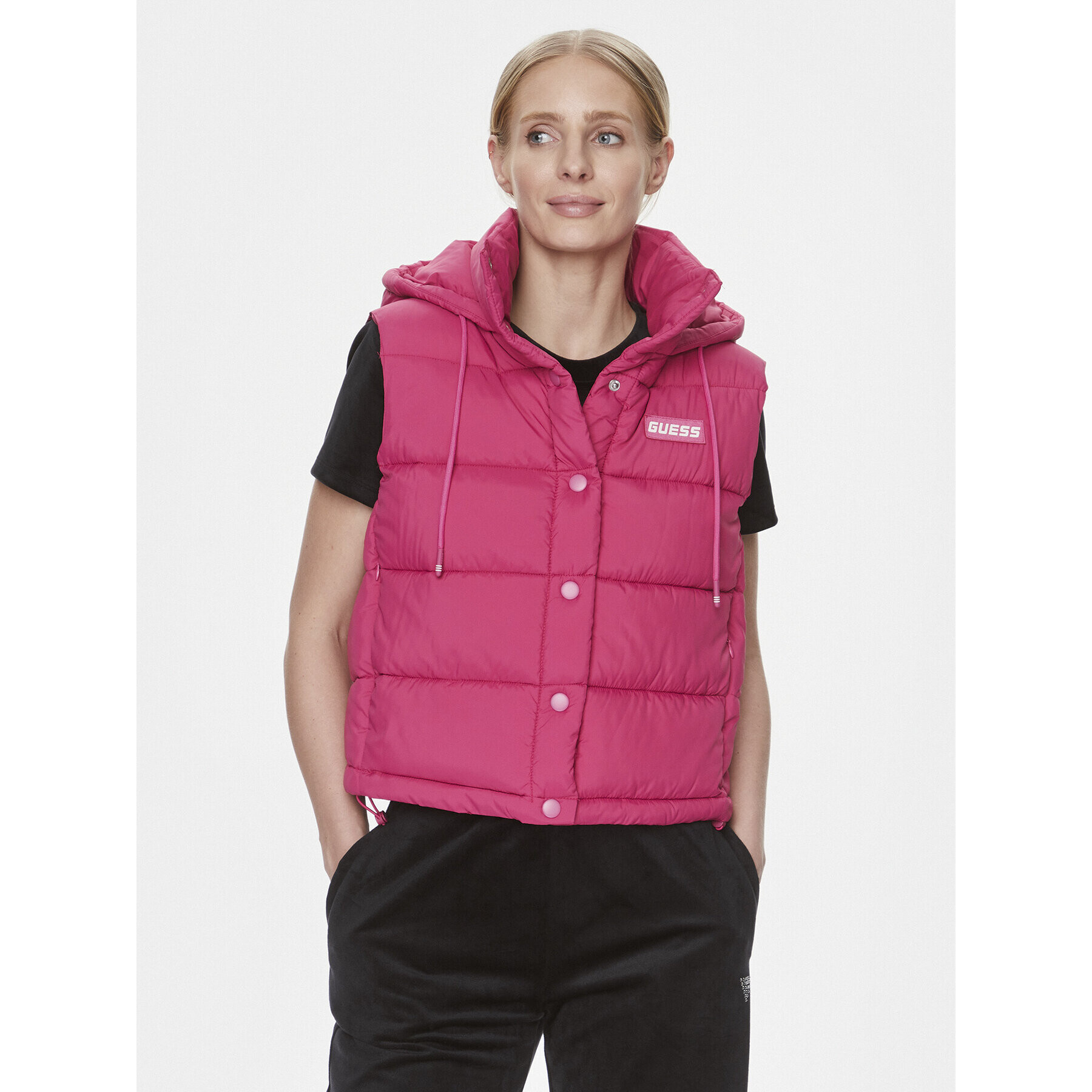 Guess Елек Breana V4RL02 WFYE2 Розов Regular Fit - Pepit.bg