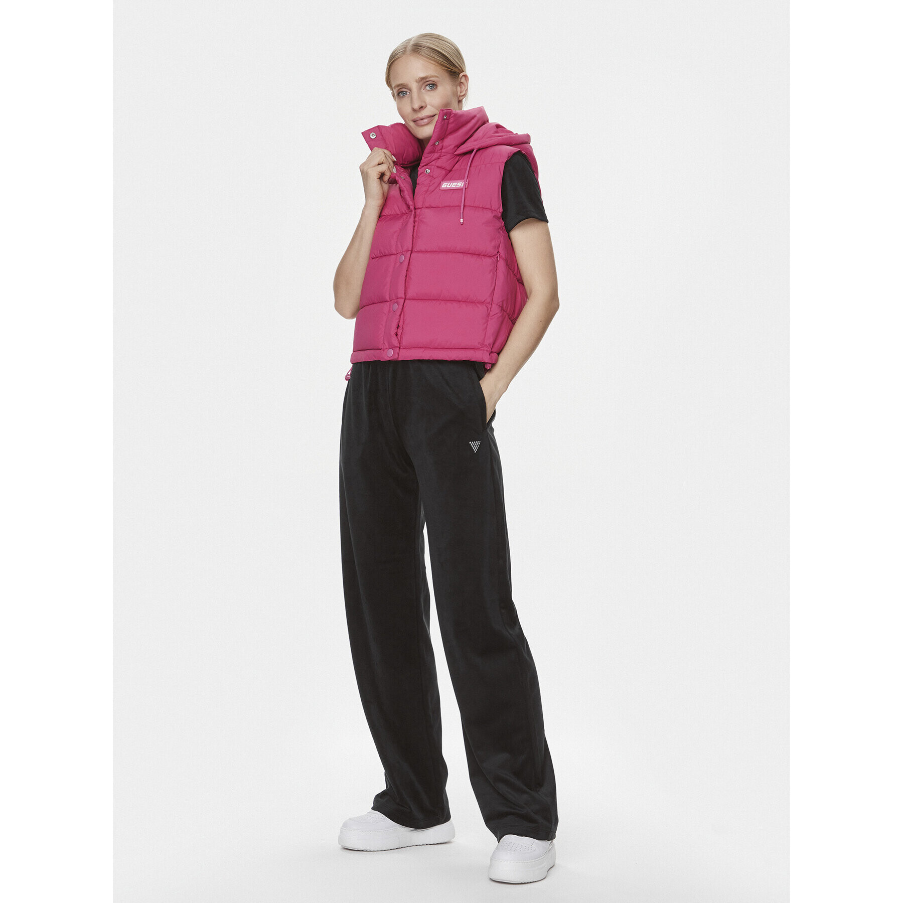 Guess Елек Breana V4RL02 WFYE2 Розов Regular Fit - Pepit.bg