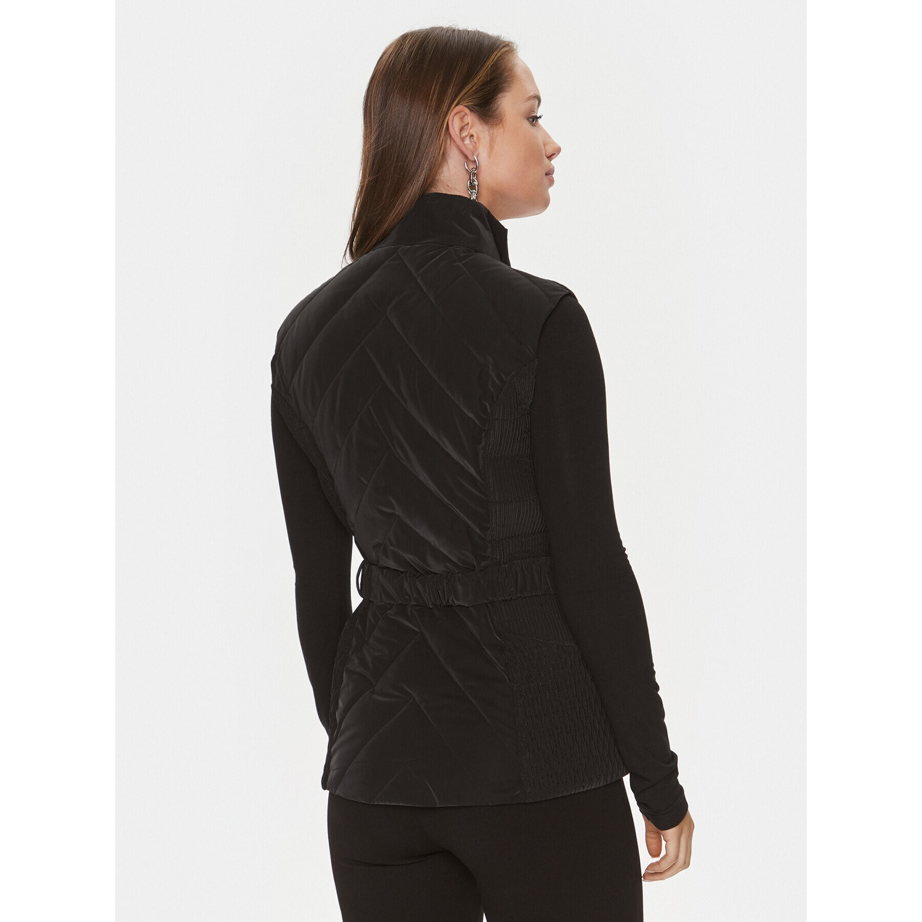 Guess Елек Cassandra W4RN21 WFWR0 Черен Regular Fit - Pepit.bg