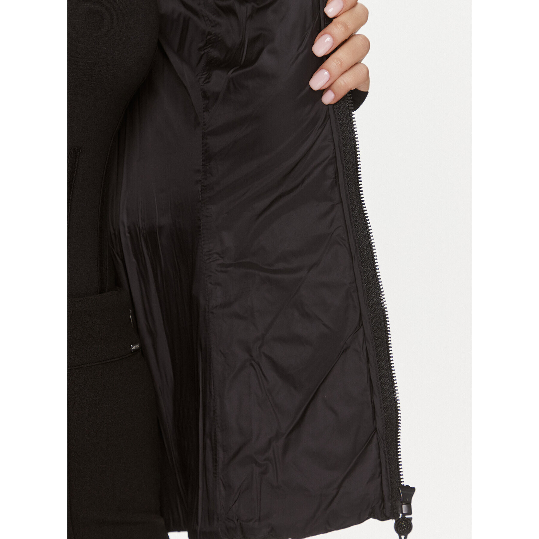Guess Елек Cassandra W4RN21 WFWR0 Черен Regular Fit - Pepit.bg